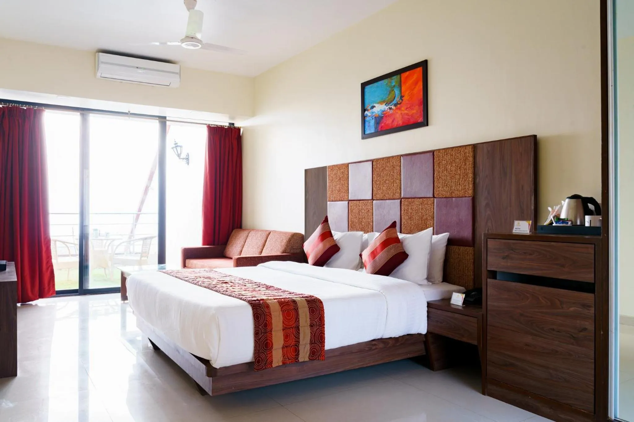 Bed in Valley View Beacon Resort