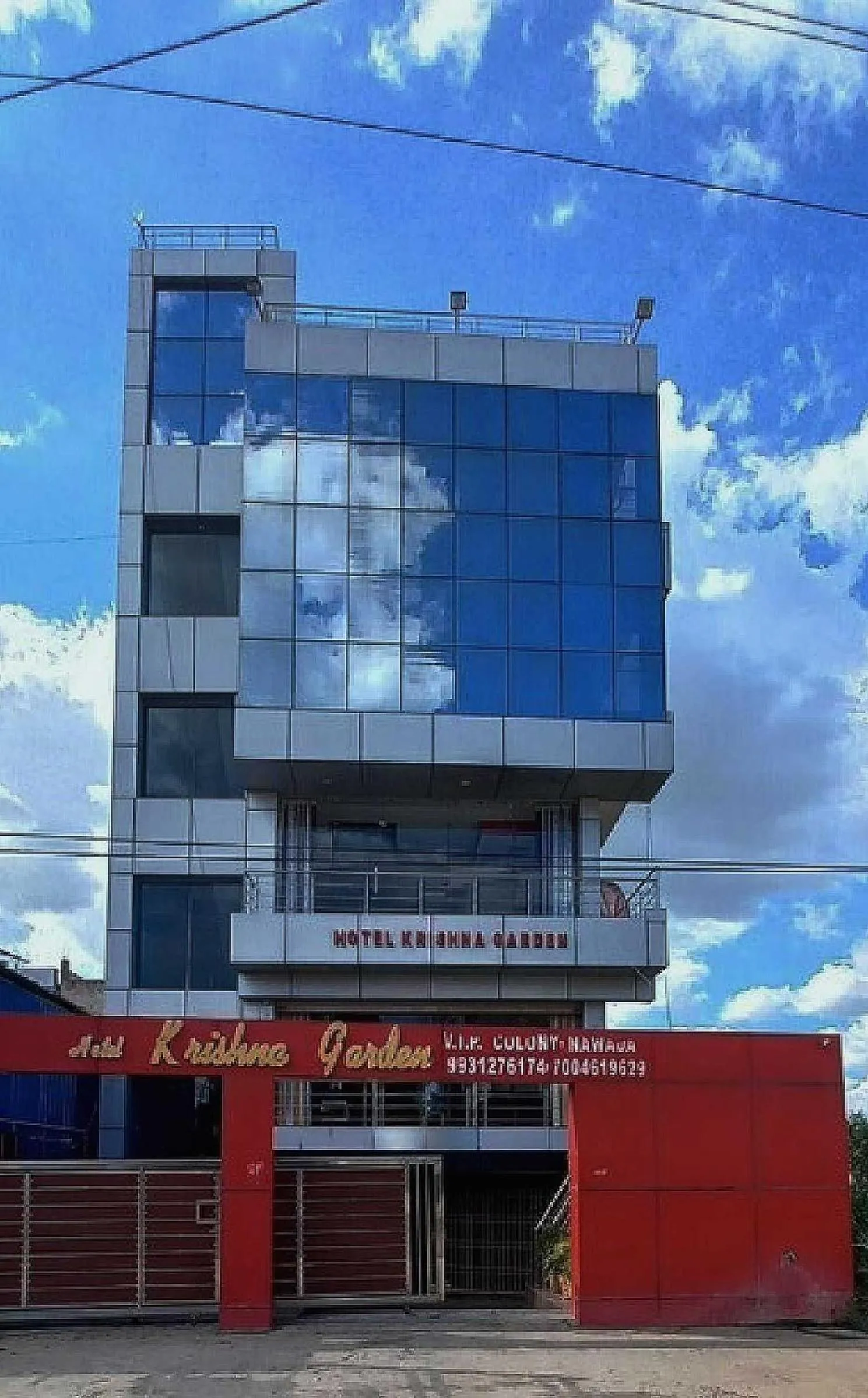 Facade/entrance in Hotel O Krishna Garden