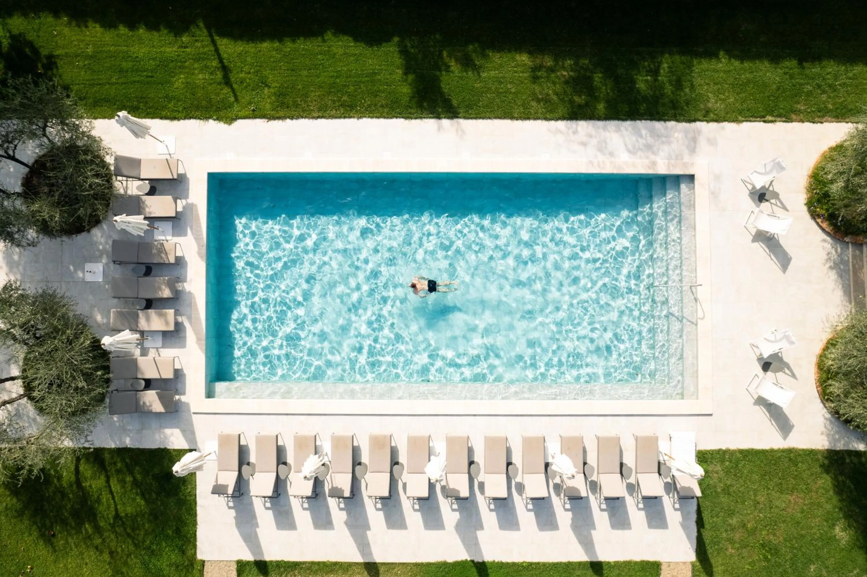 Pool view in Borgo San Vincenzo