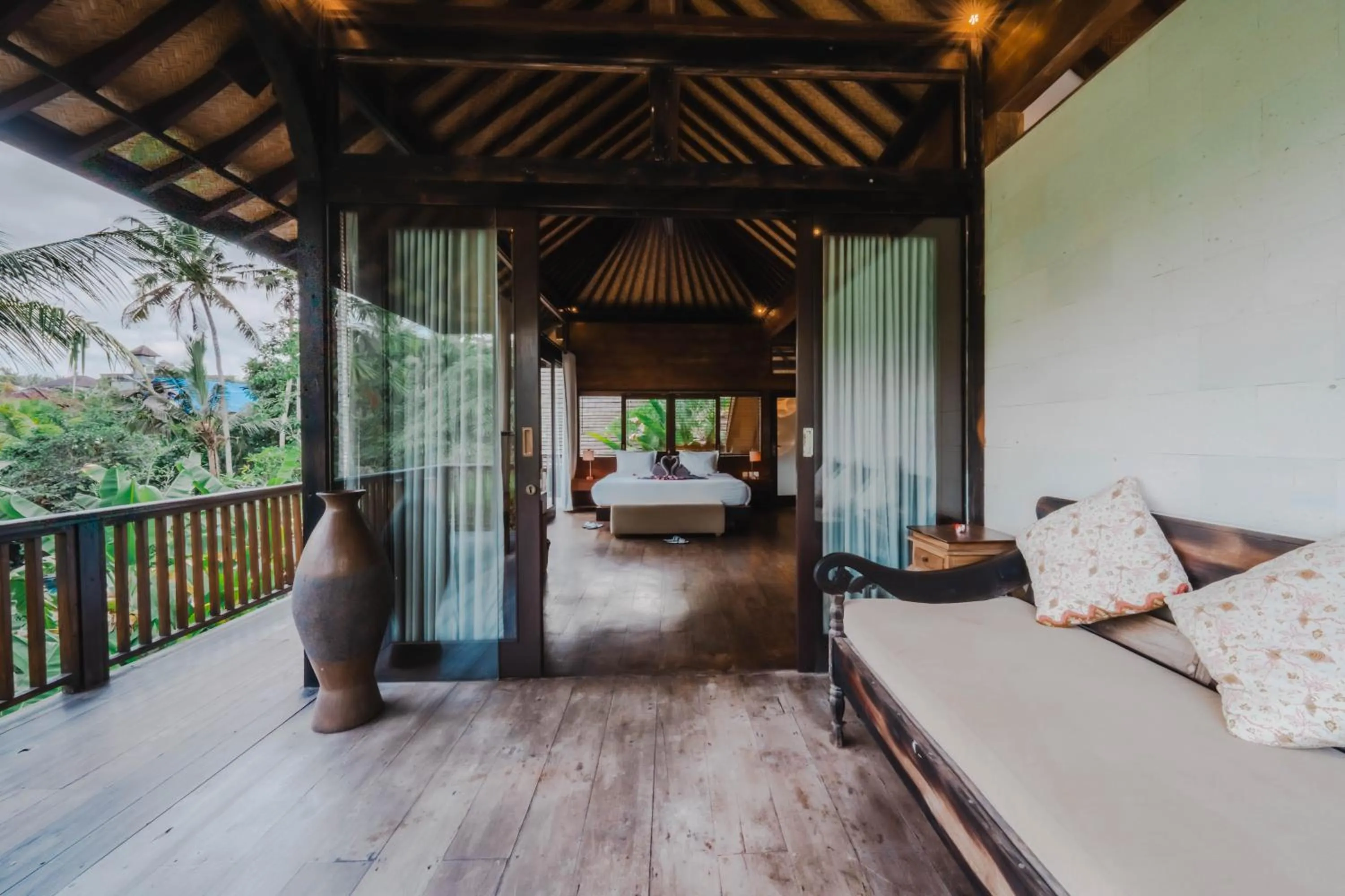 Natural landscape, Bed in Surya Kembar Villas