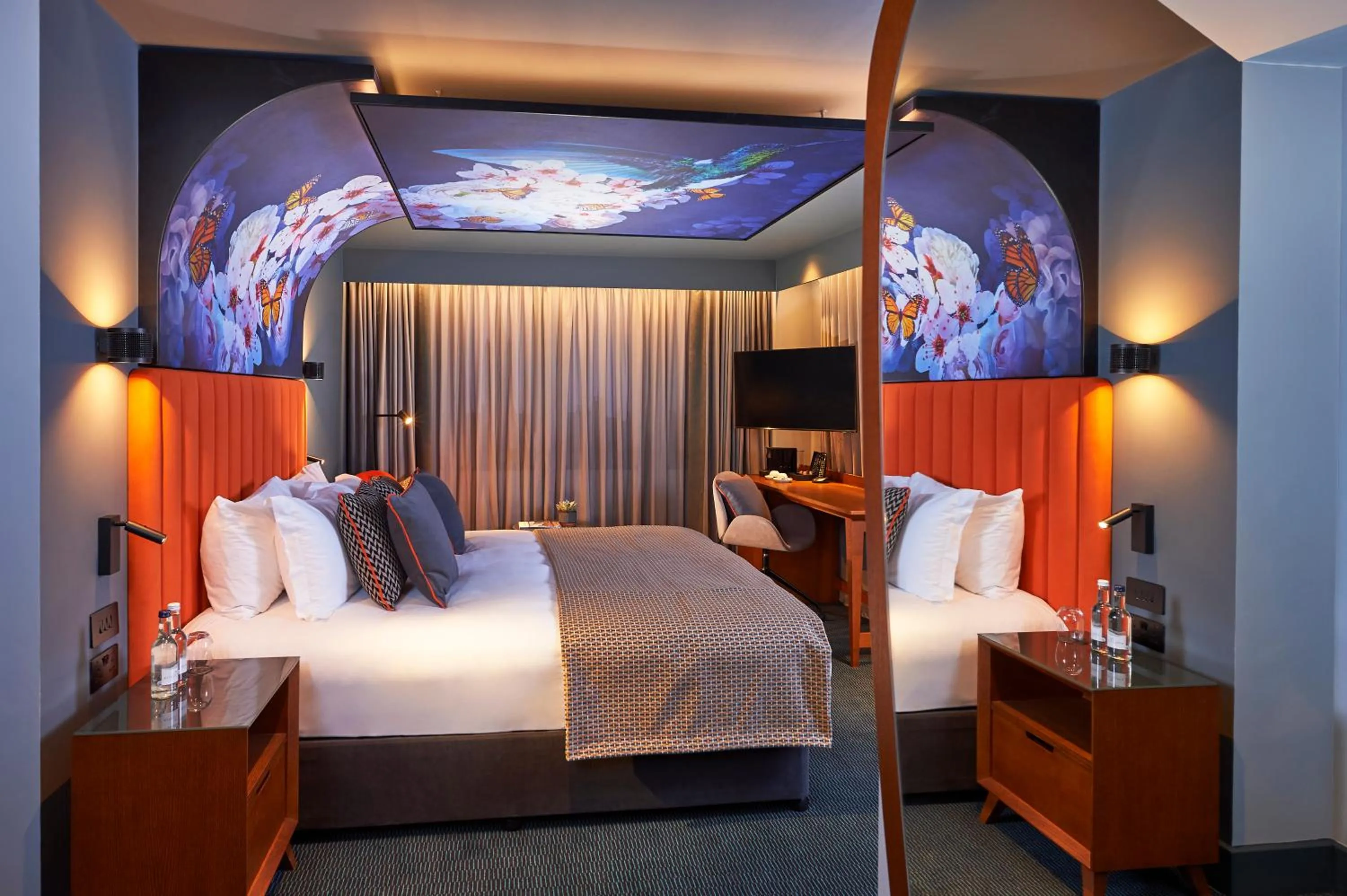 Bedroom, Bed in Malmaison Manchester Deansgate