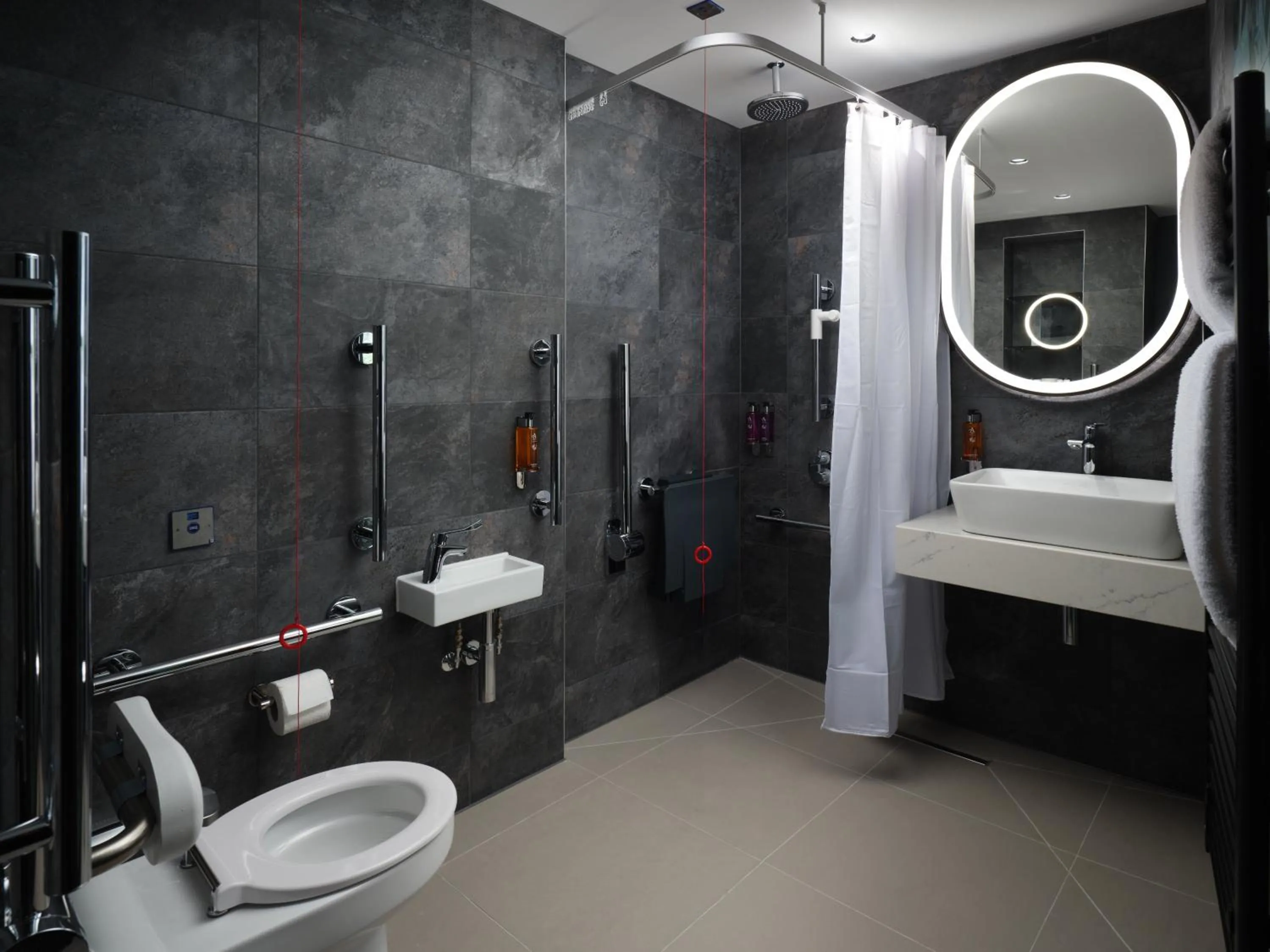 Bathroom in Malmaison Manchester Deansgate