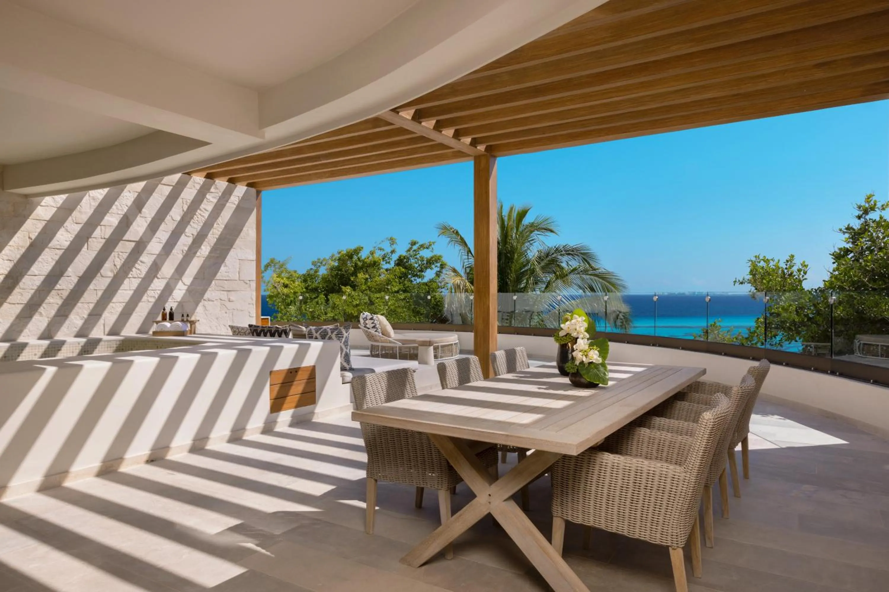 Balcony/Terrace in Impression Isla Mujeres by Secrets - Adults Only - All Inclusive