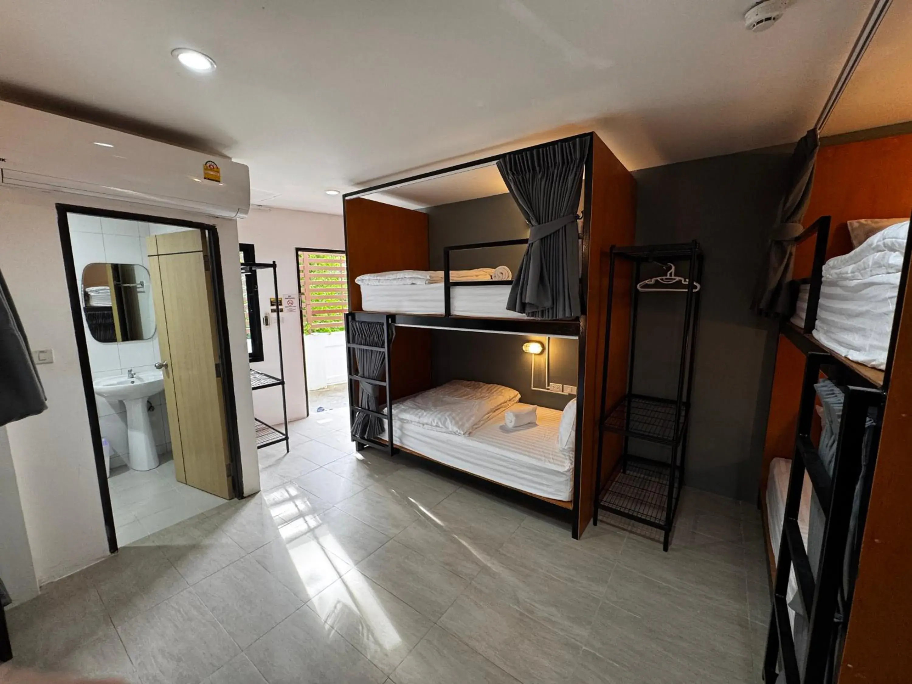 Bunk Bed in Female Dormitory Room in Phuket Muay Thai Hotel Rawai Beach Bunk Bed in Female Dormitory Room in Phuket Muay Thai Hotel Rawai Beach