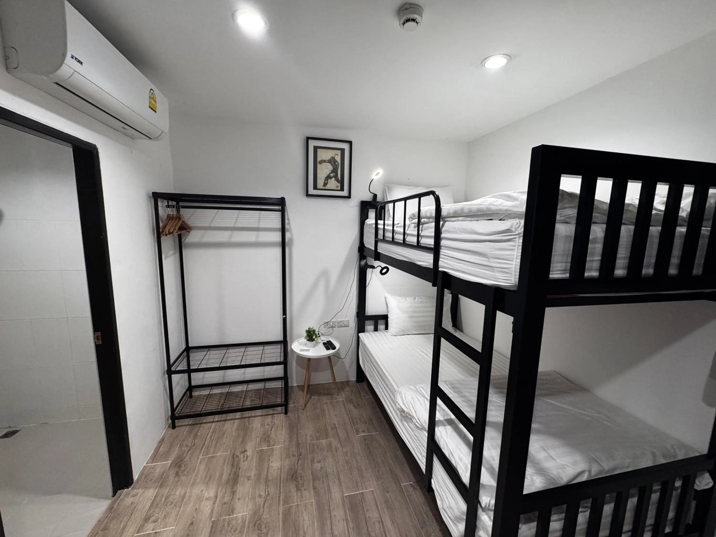 Bathroom, Bed in Phuket Muay Thai Hotel Rawai Beach