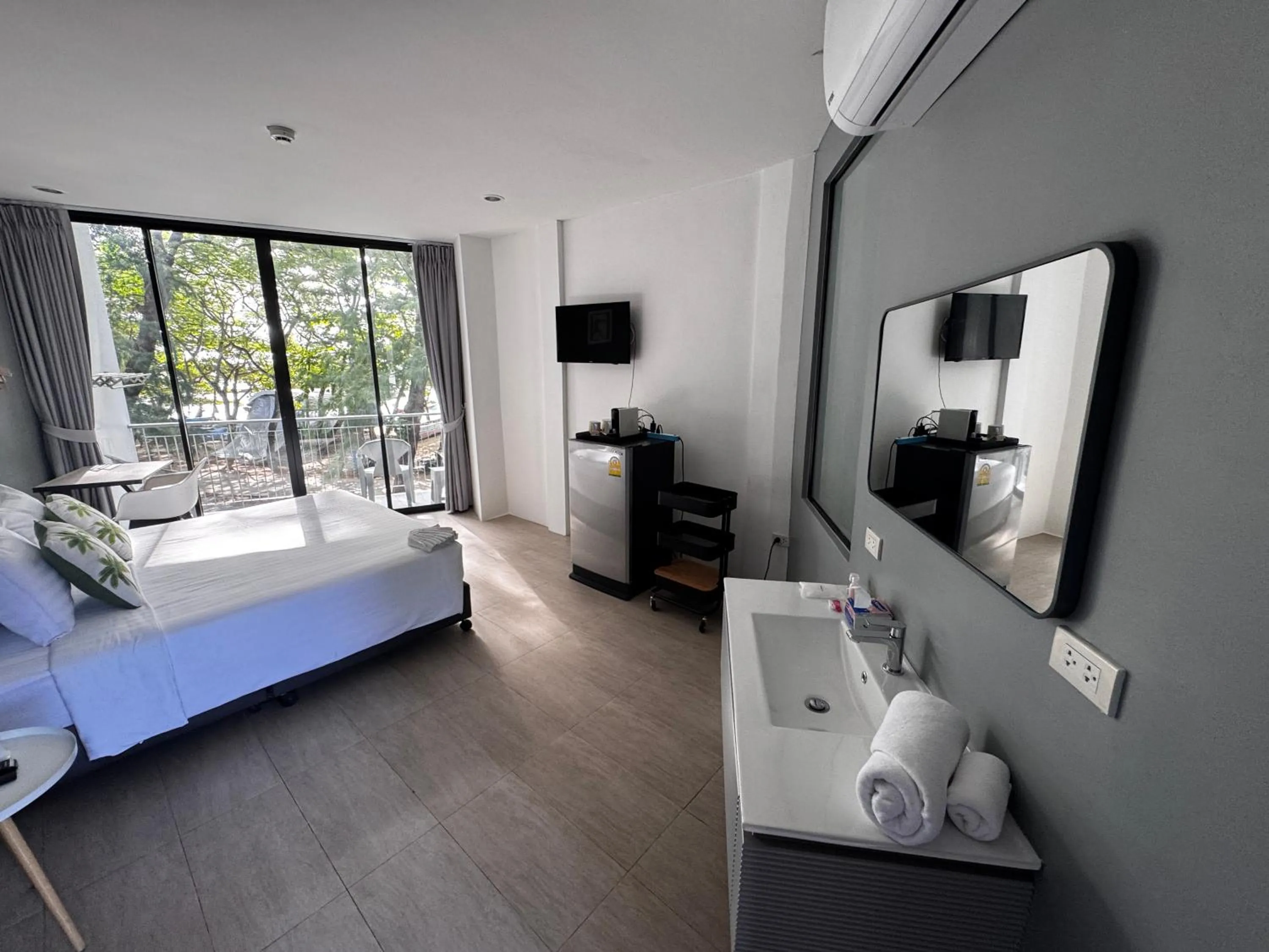 Bed in Phuket Muay Thai Hotel Rawai Beach