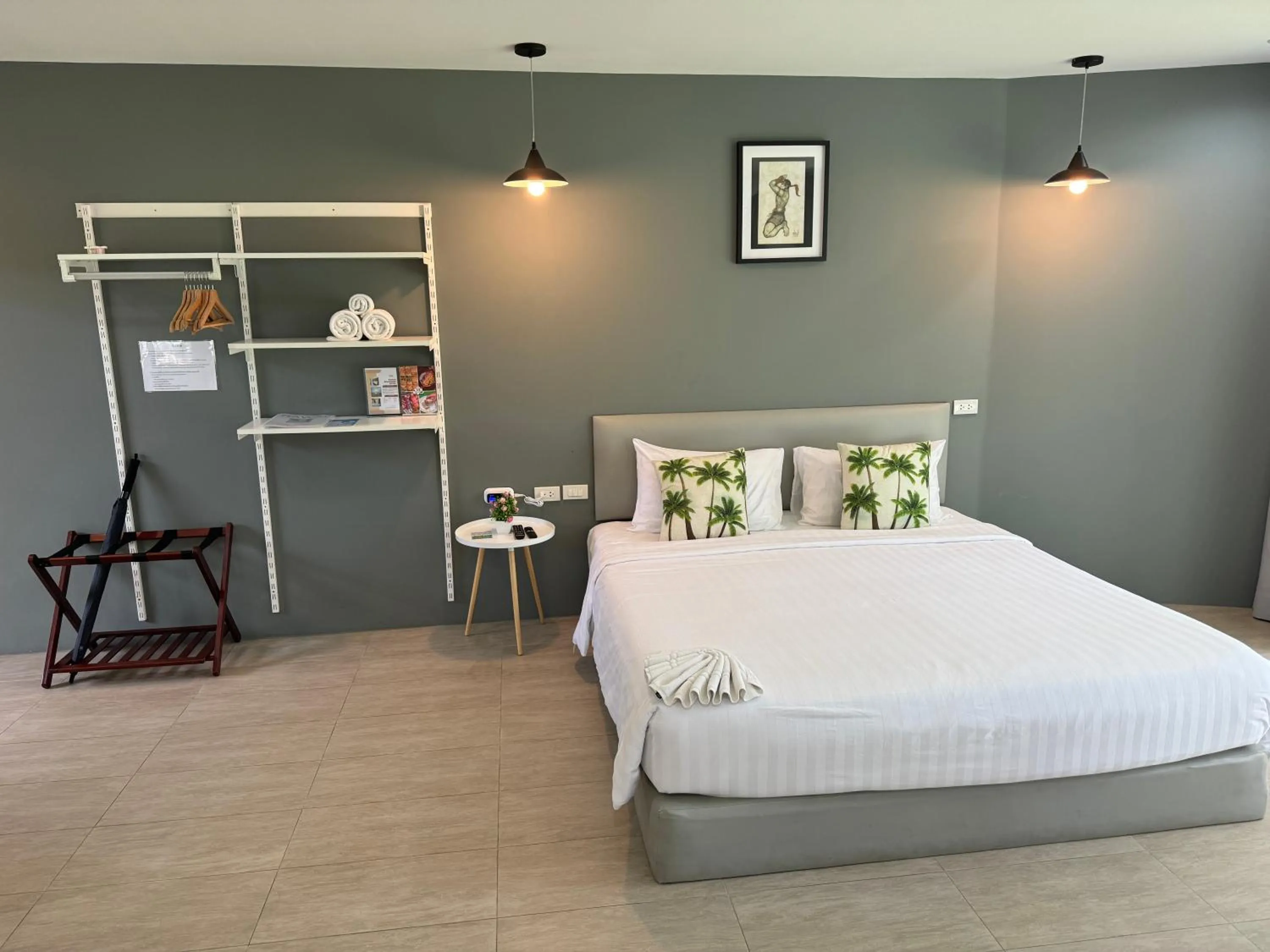 Bed in Phuket Muay Thai Hotel Rawai Beach