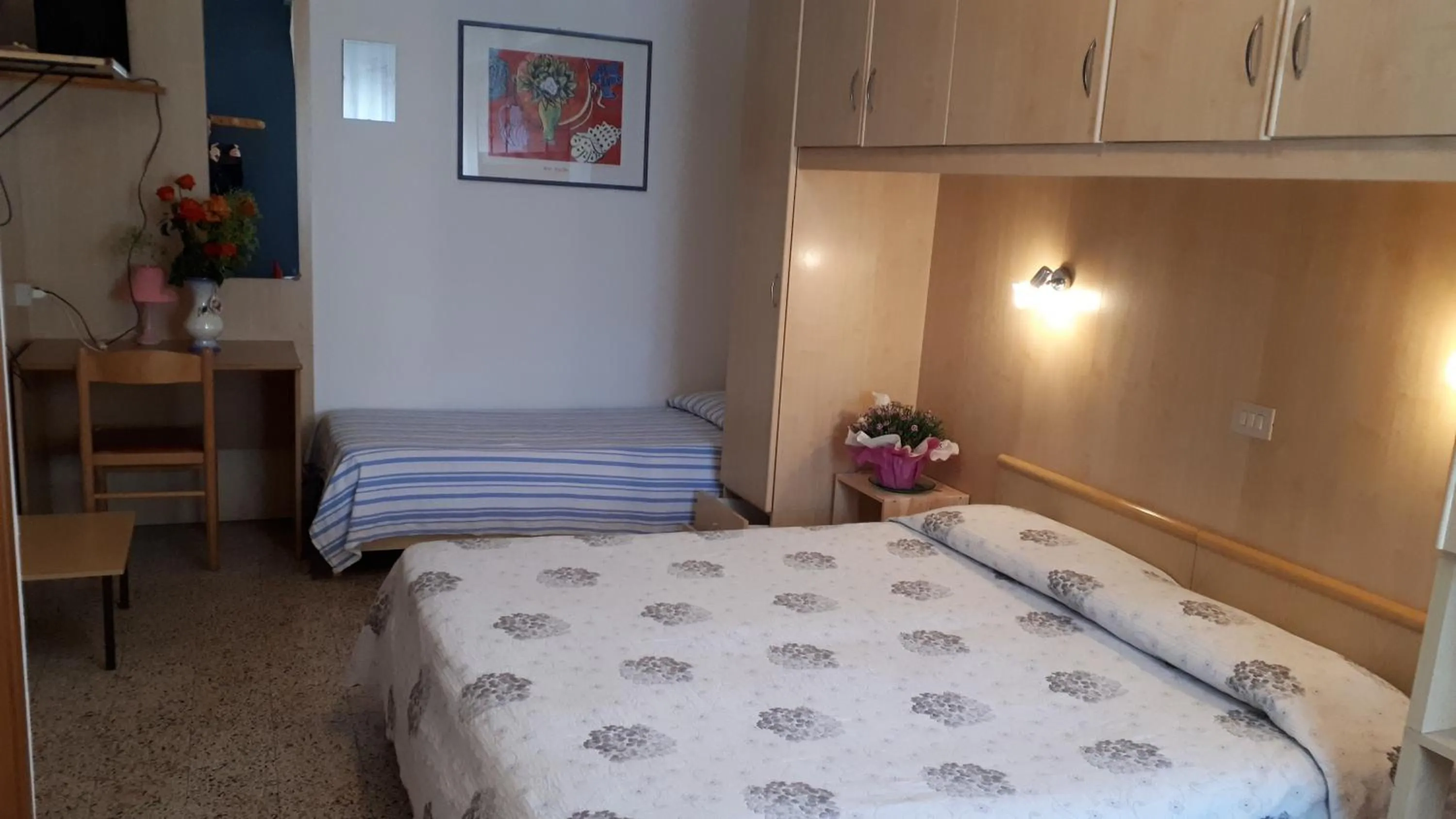 Bed in Hotel Villa Dina