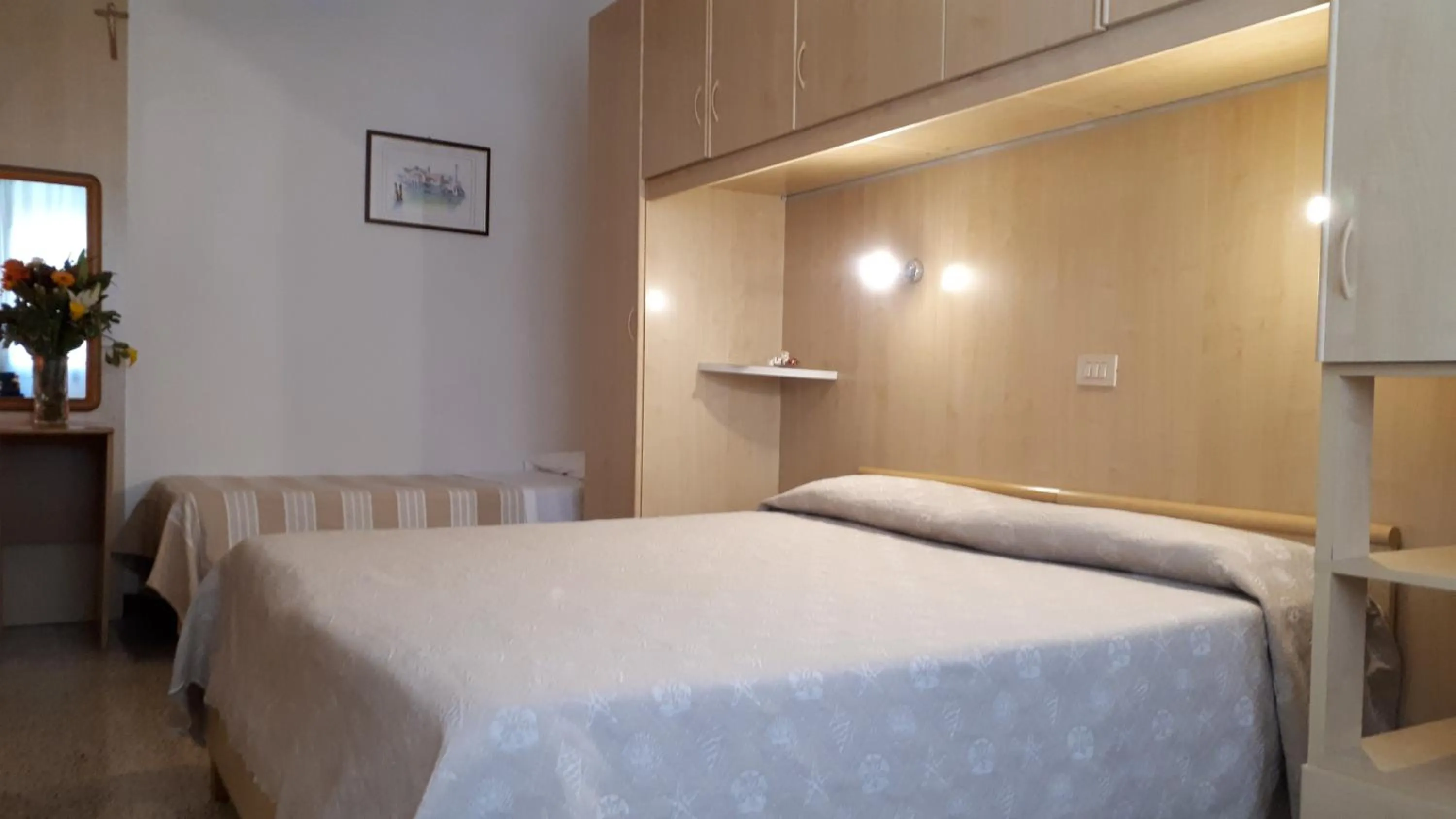 Bed in Hotel Villa Dina