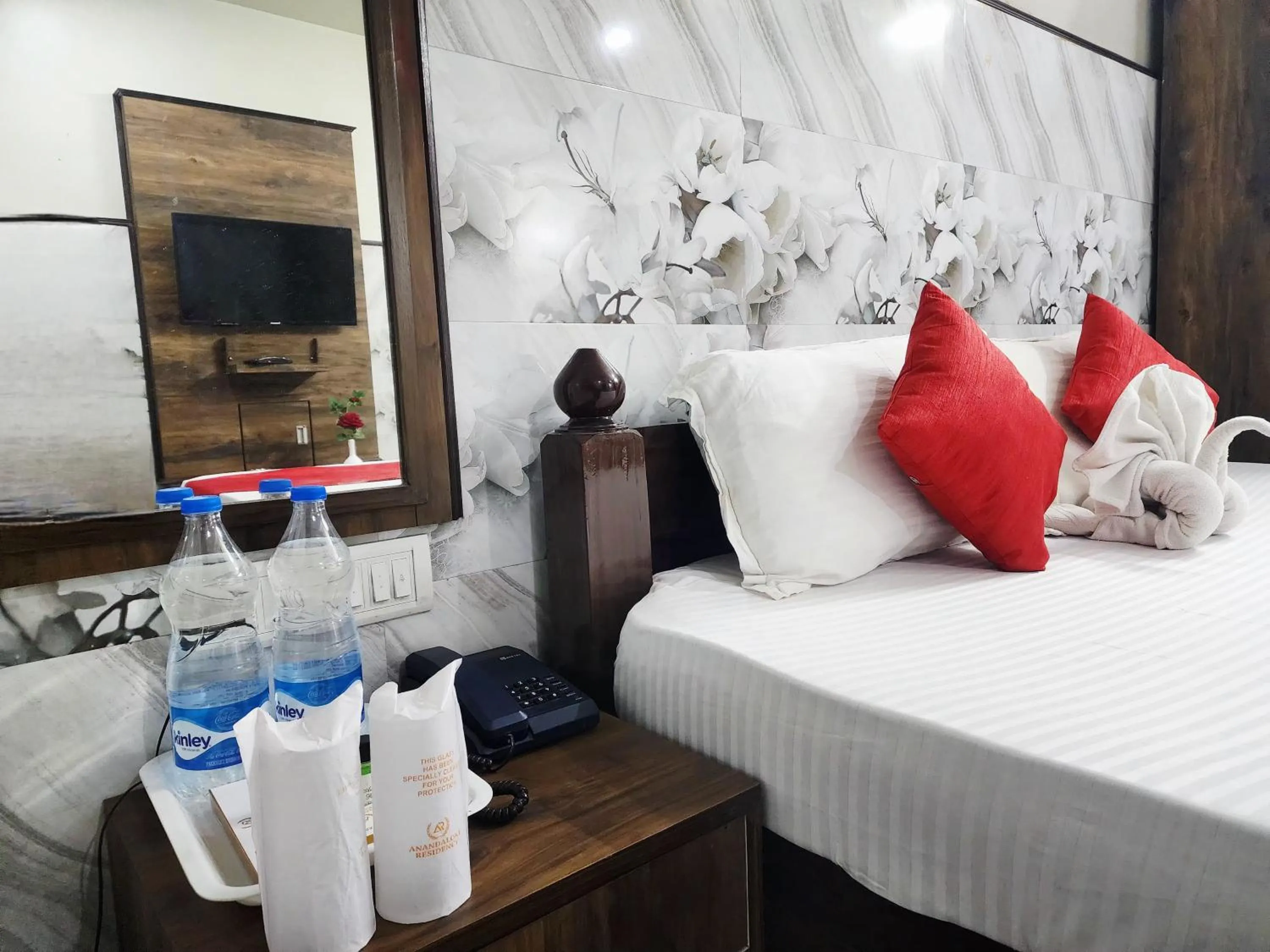 Bed in ANANDALOKE RESIDENCY