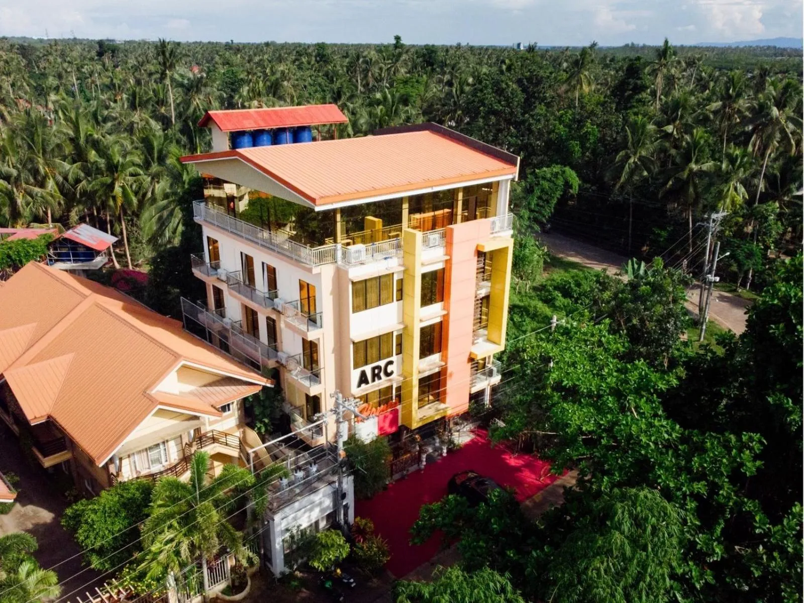 Property building in ARC Homes Hotel Panglao powered by Cocotel