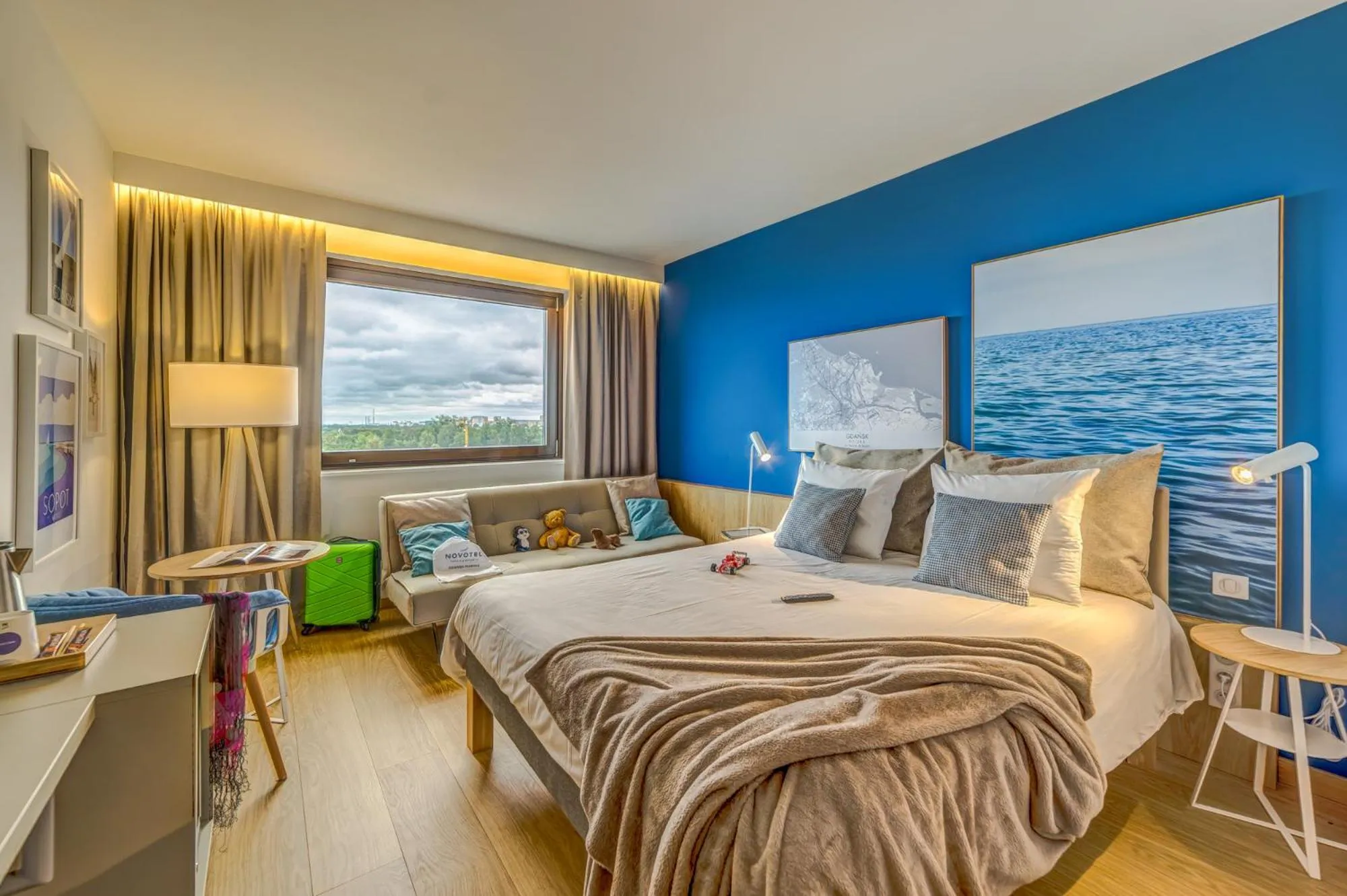 Bed in Novotel Gdańsk Marina