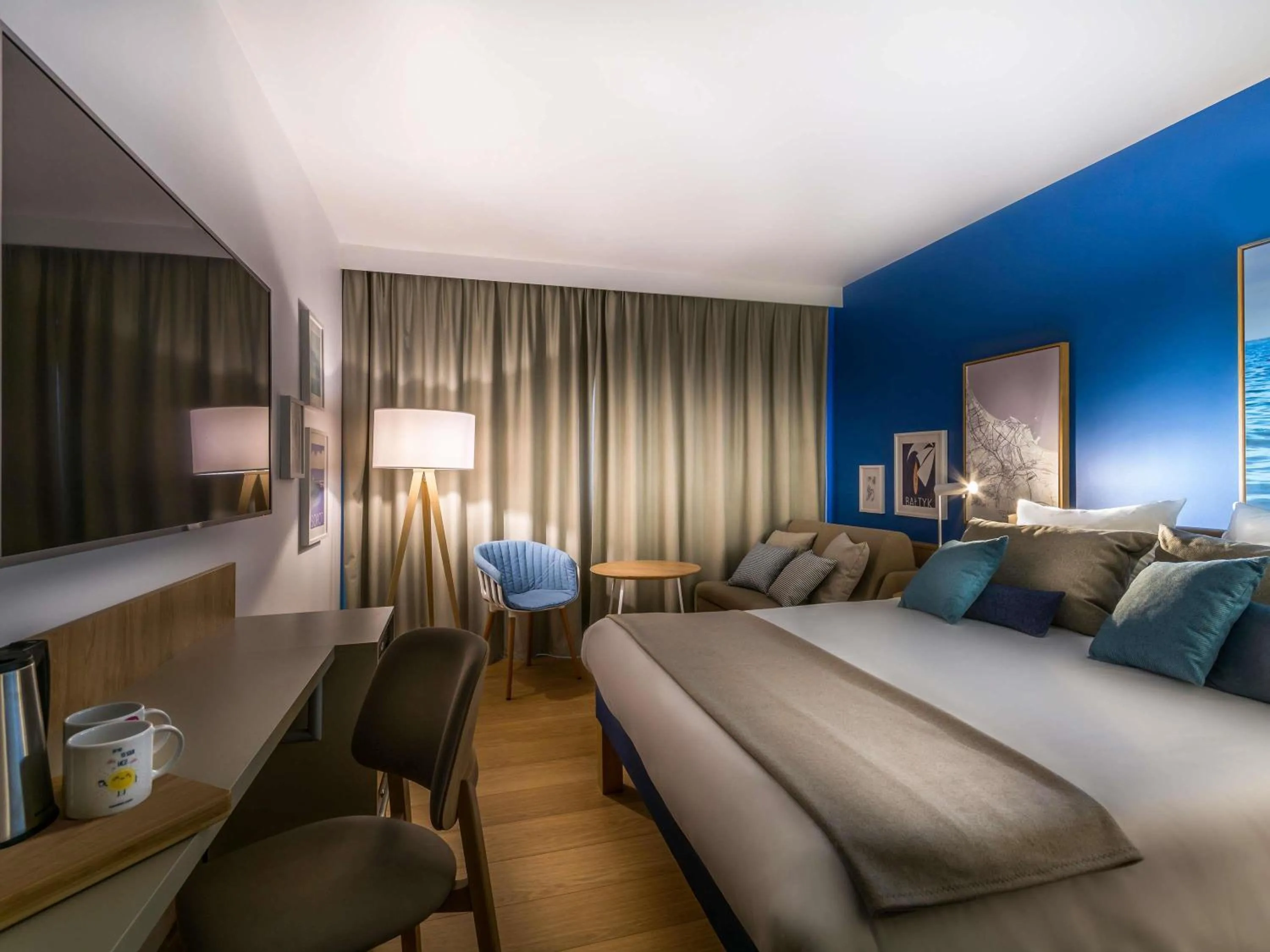 Bedroom, Bed in Novotel Gdańsk Marina