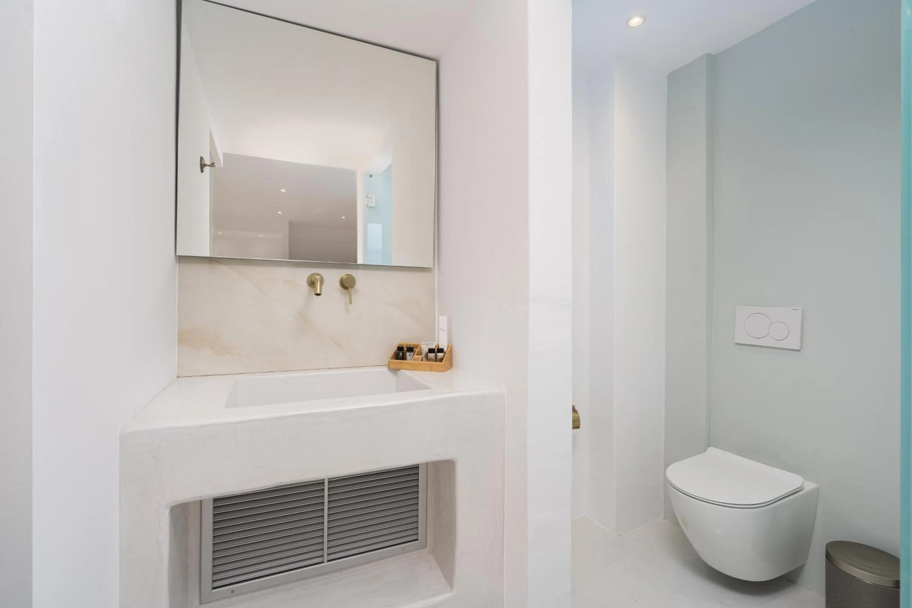 Bathroom in Cycladic Suites & Spa