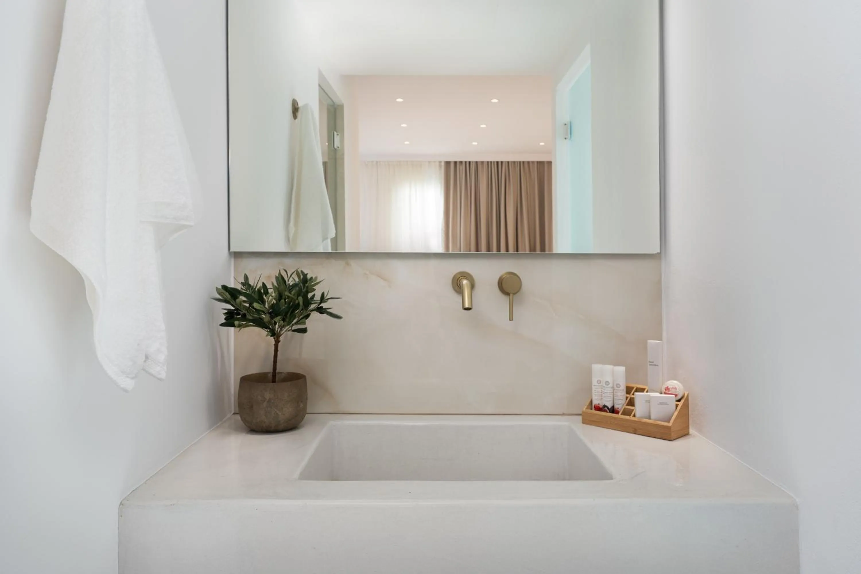 Bathroom in Cycladic Suites & Spa