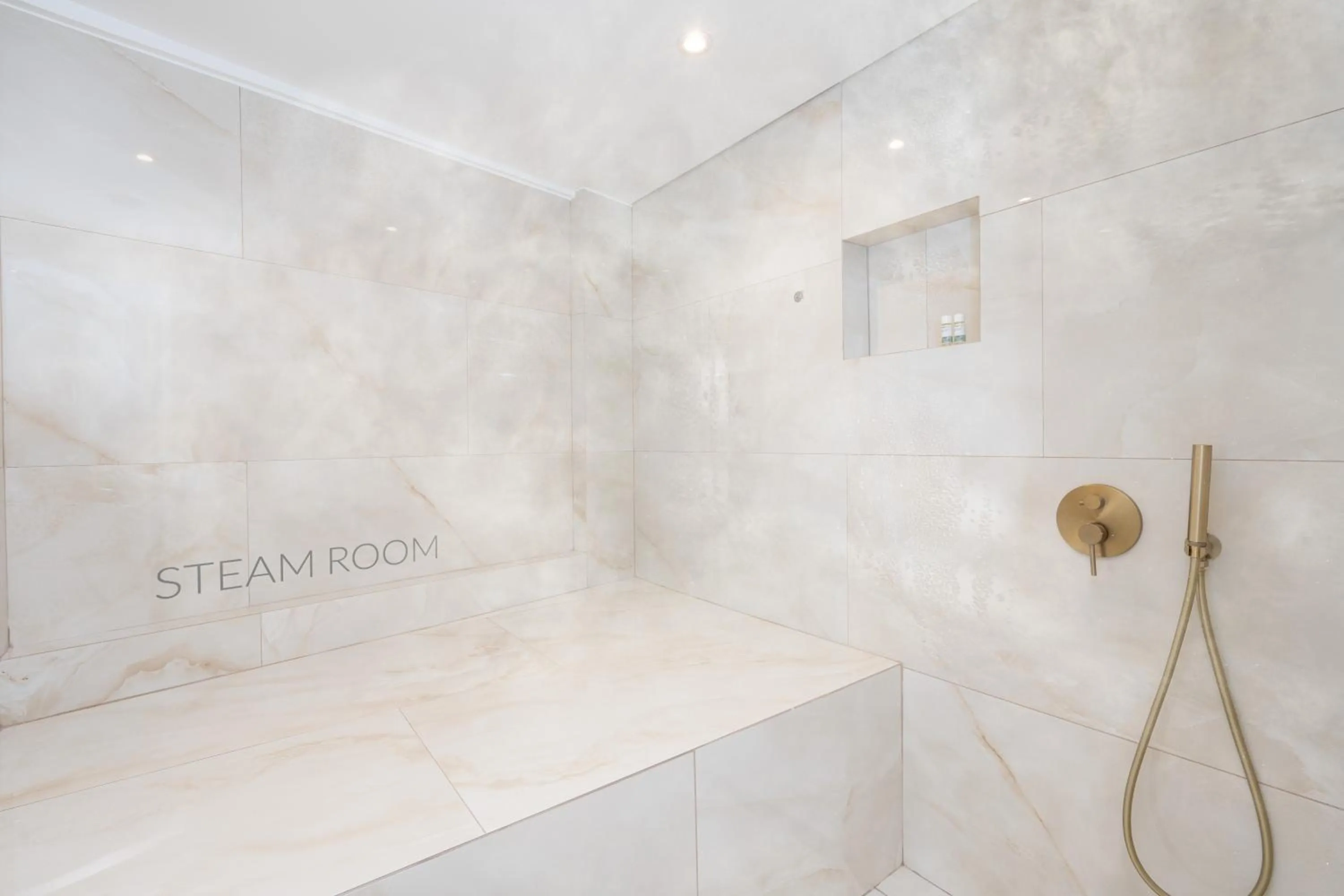 Steam room in Cycladic Suites & Spa