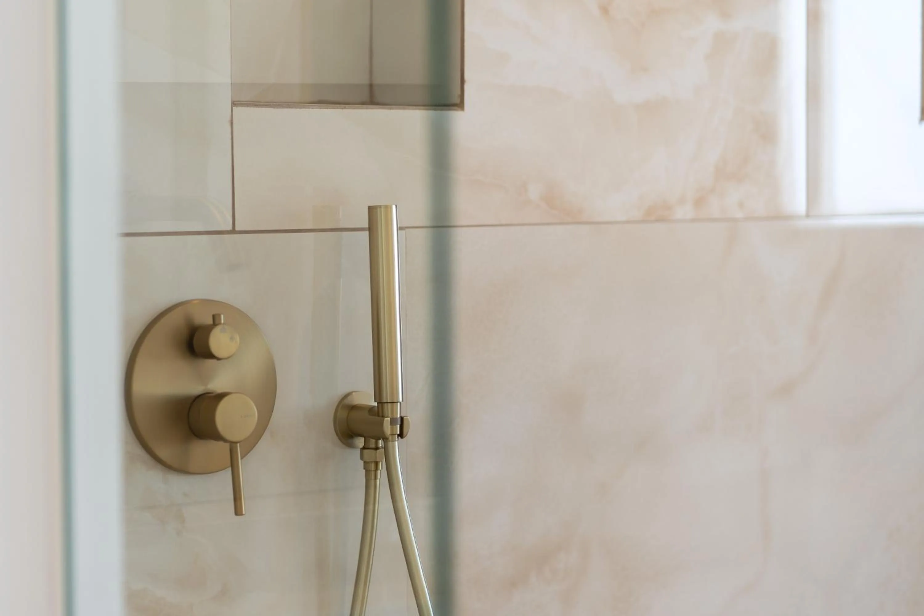 Bathroom in Cycladic Suites & Spa