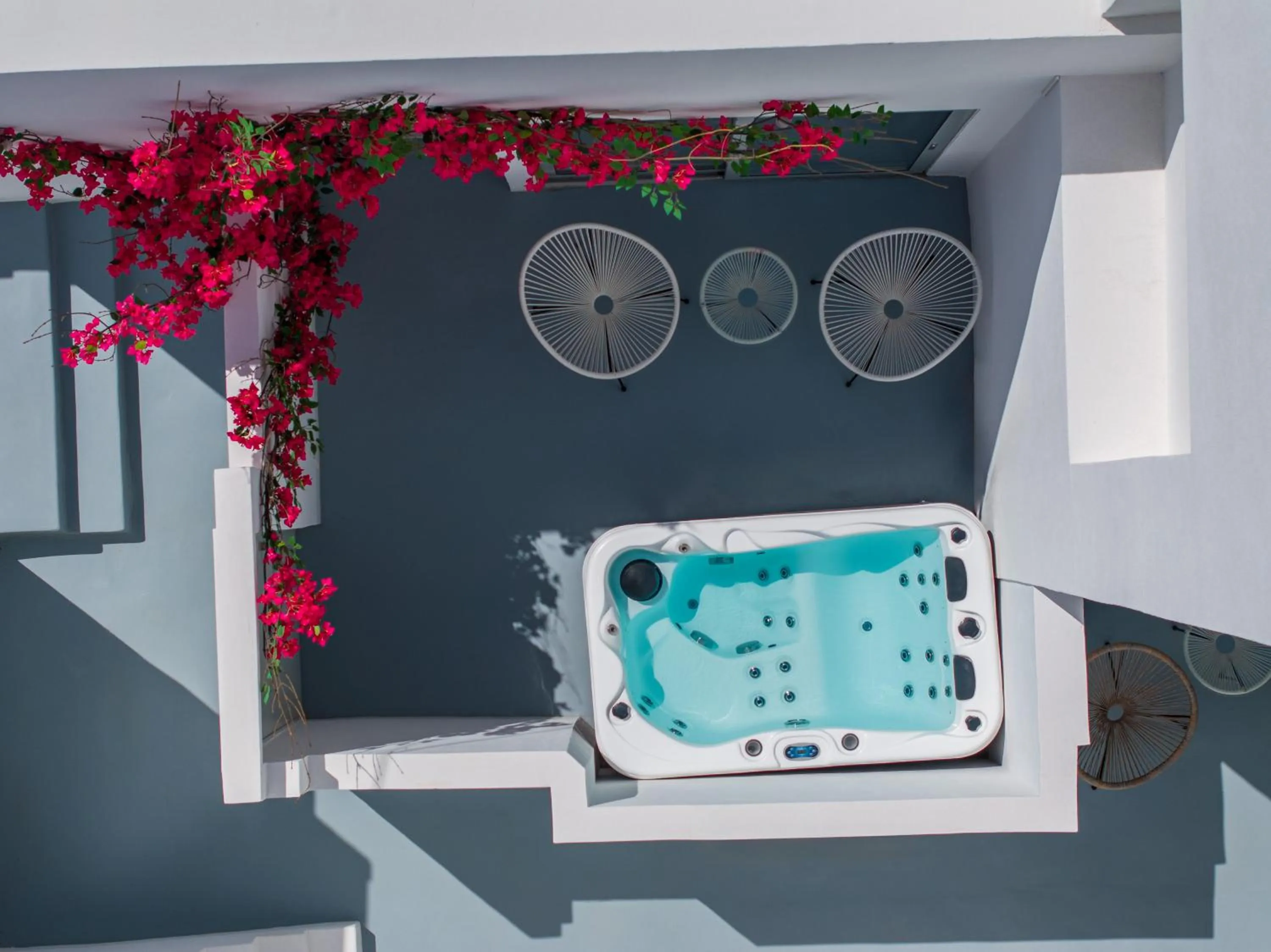 Bird's eye view in Cycladic Suites & Spa