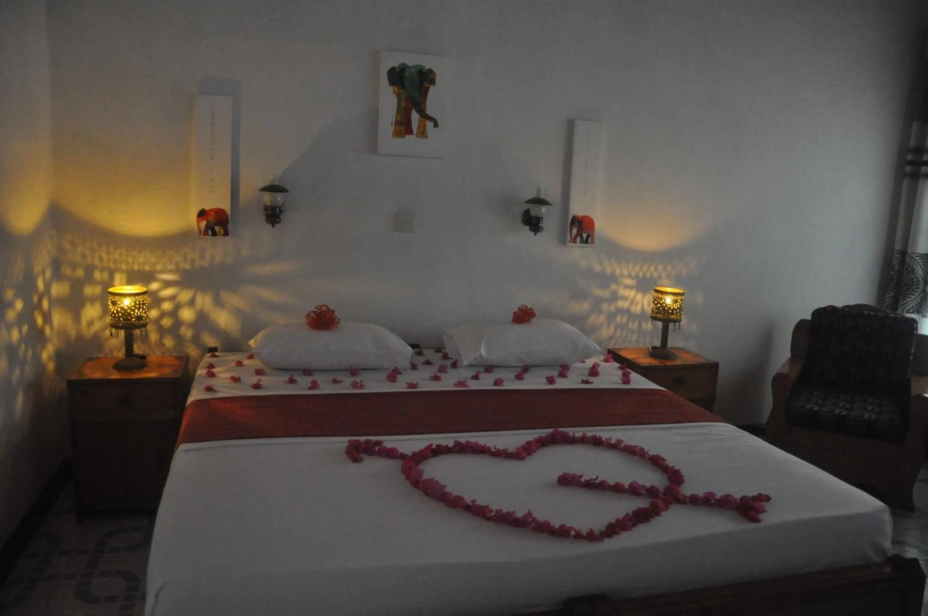 Bed in Hotel Thai Lanka