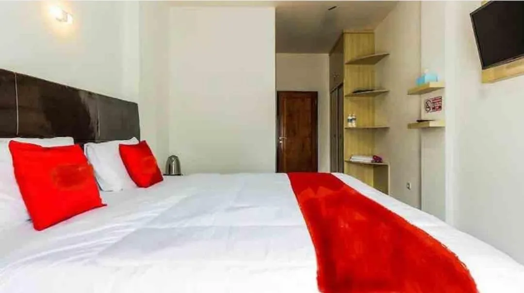 Bed in THE TISPA SYARIAH RESIDENCE