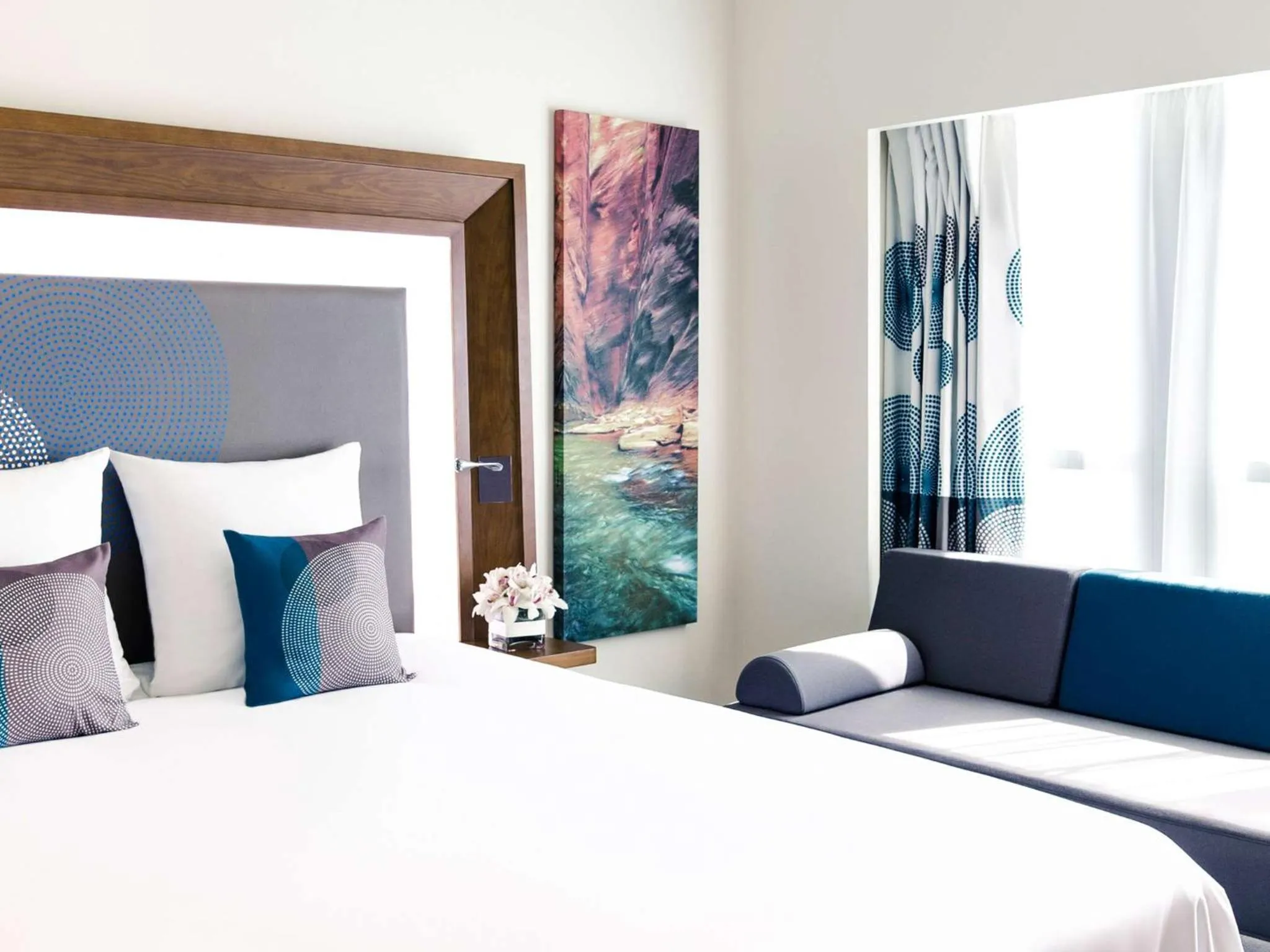 Bed in Novotel Fujairah