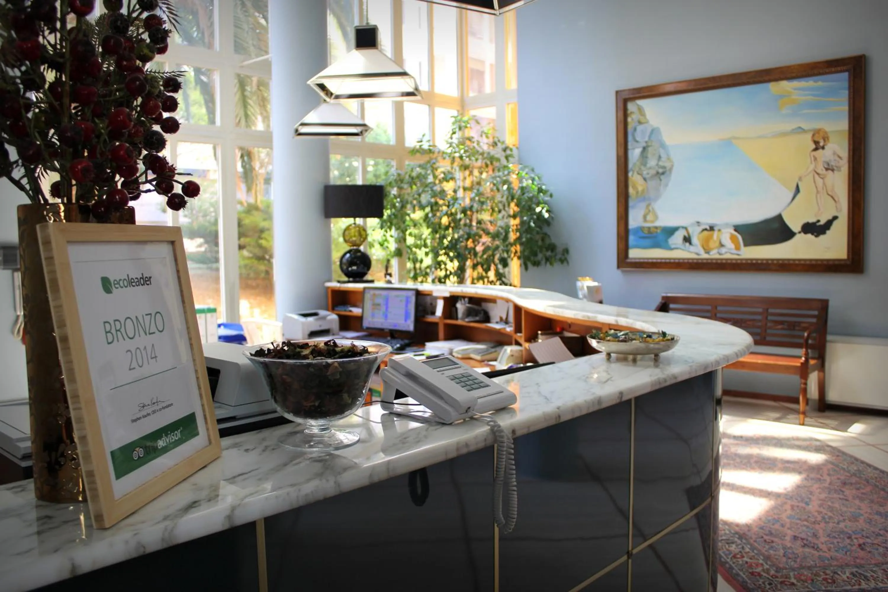 Lobby or reception in Hotel Marini