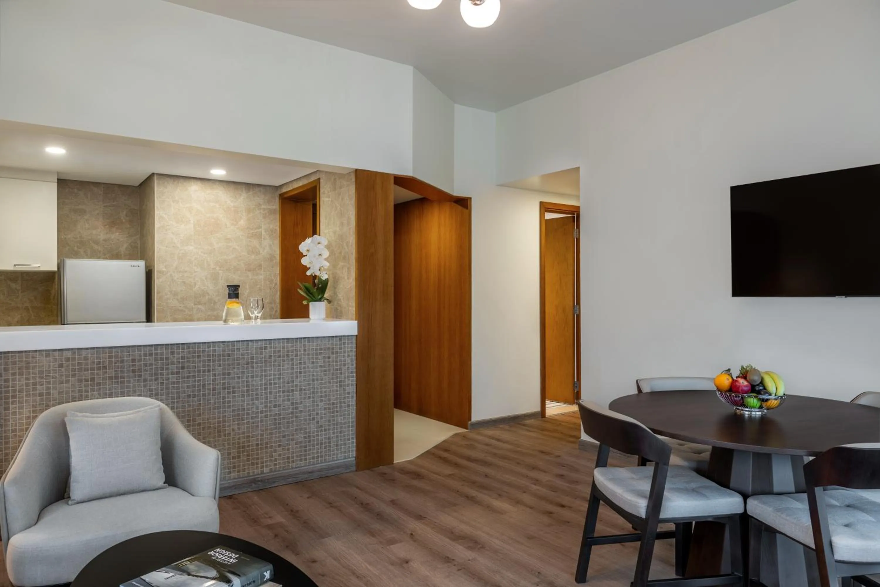 Living room in Aparthotel Adagio Fujairah