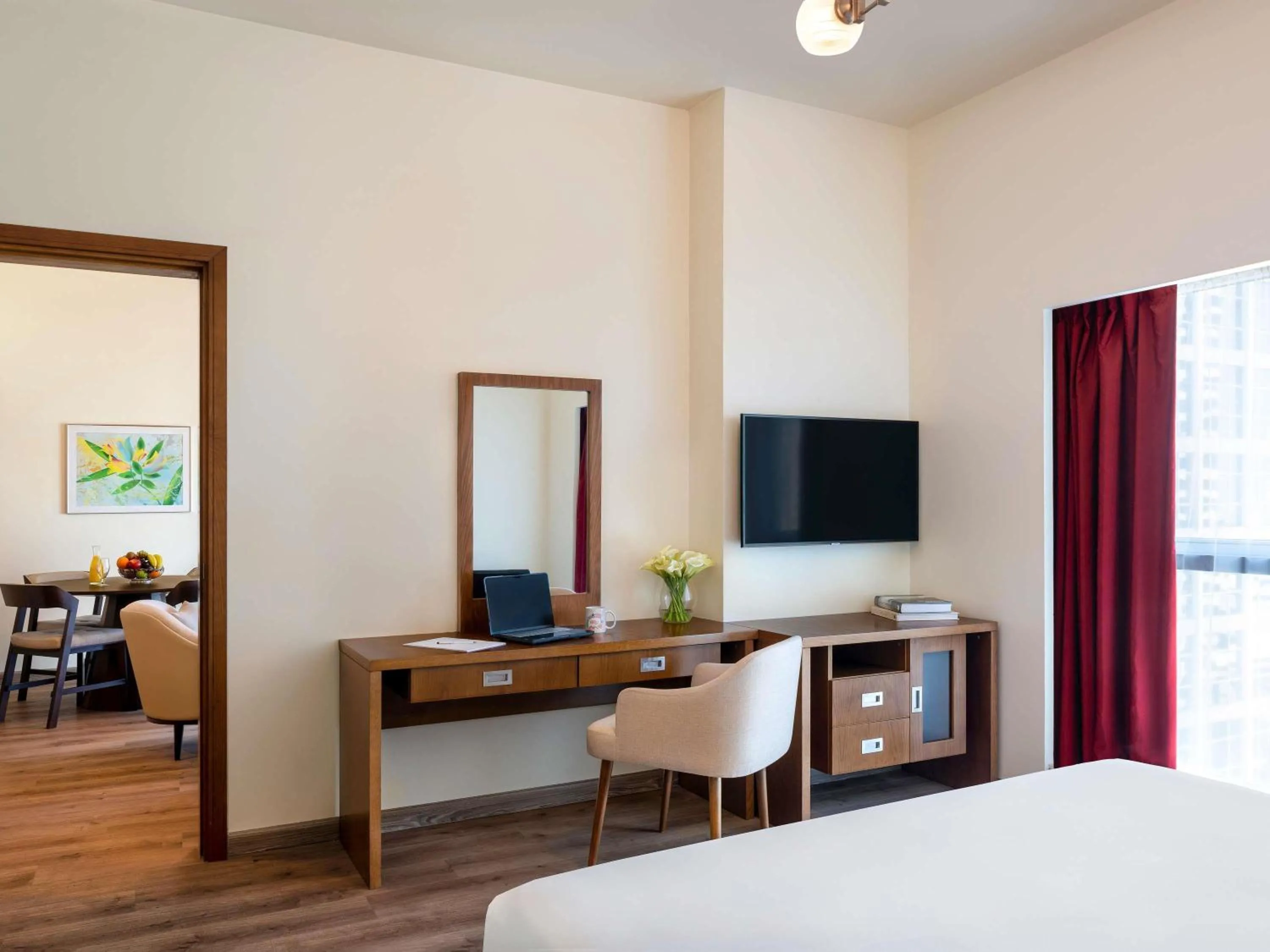 Bedroom in Aparthotel Adagio Fujairah