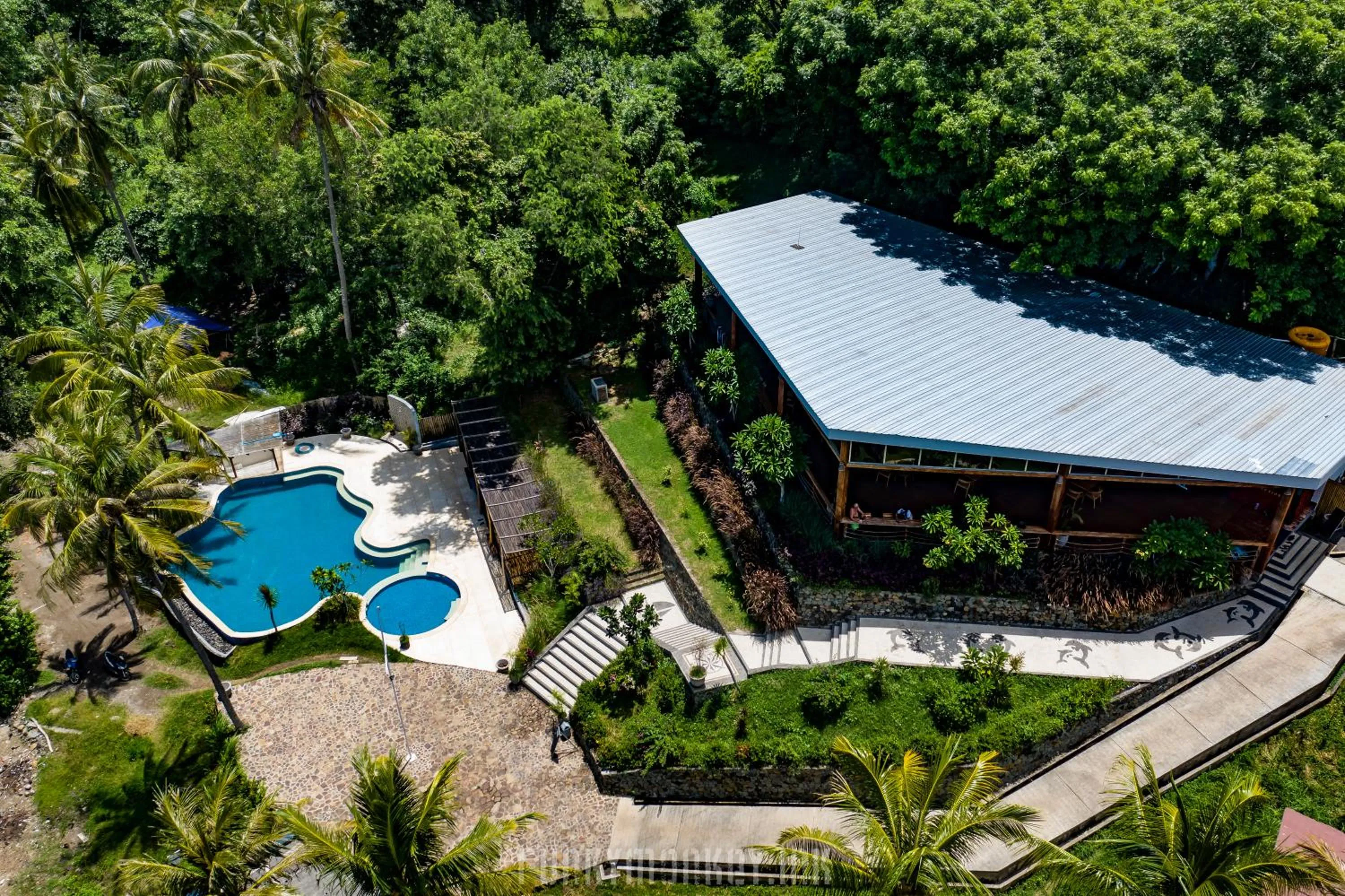 Bird's eye view in Marina Del Ray