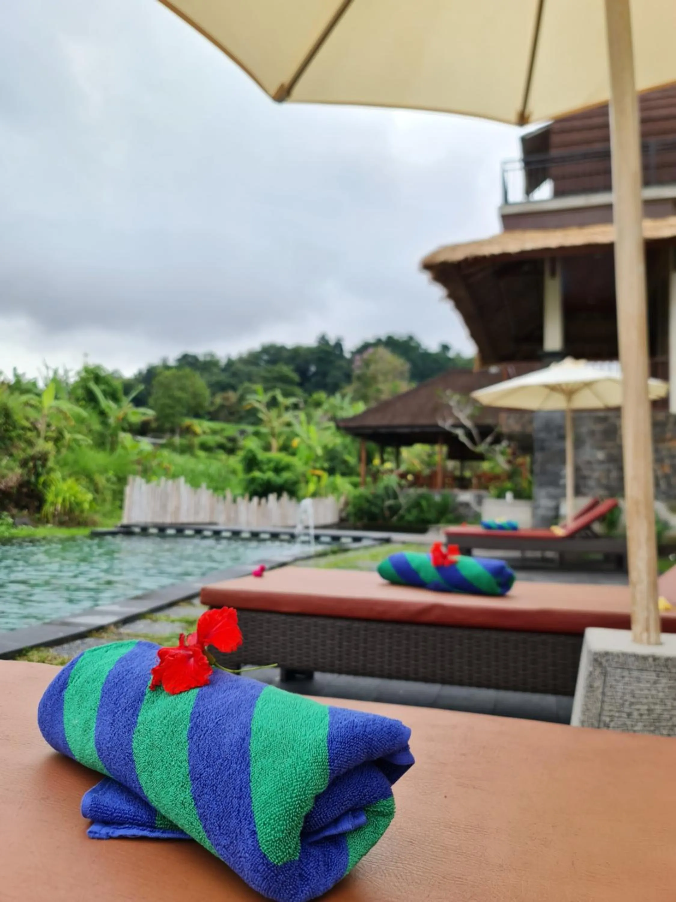 Garden in AlamGangga Villas Tirta Gangga