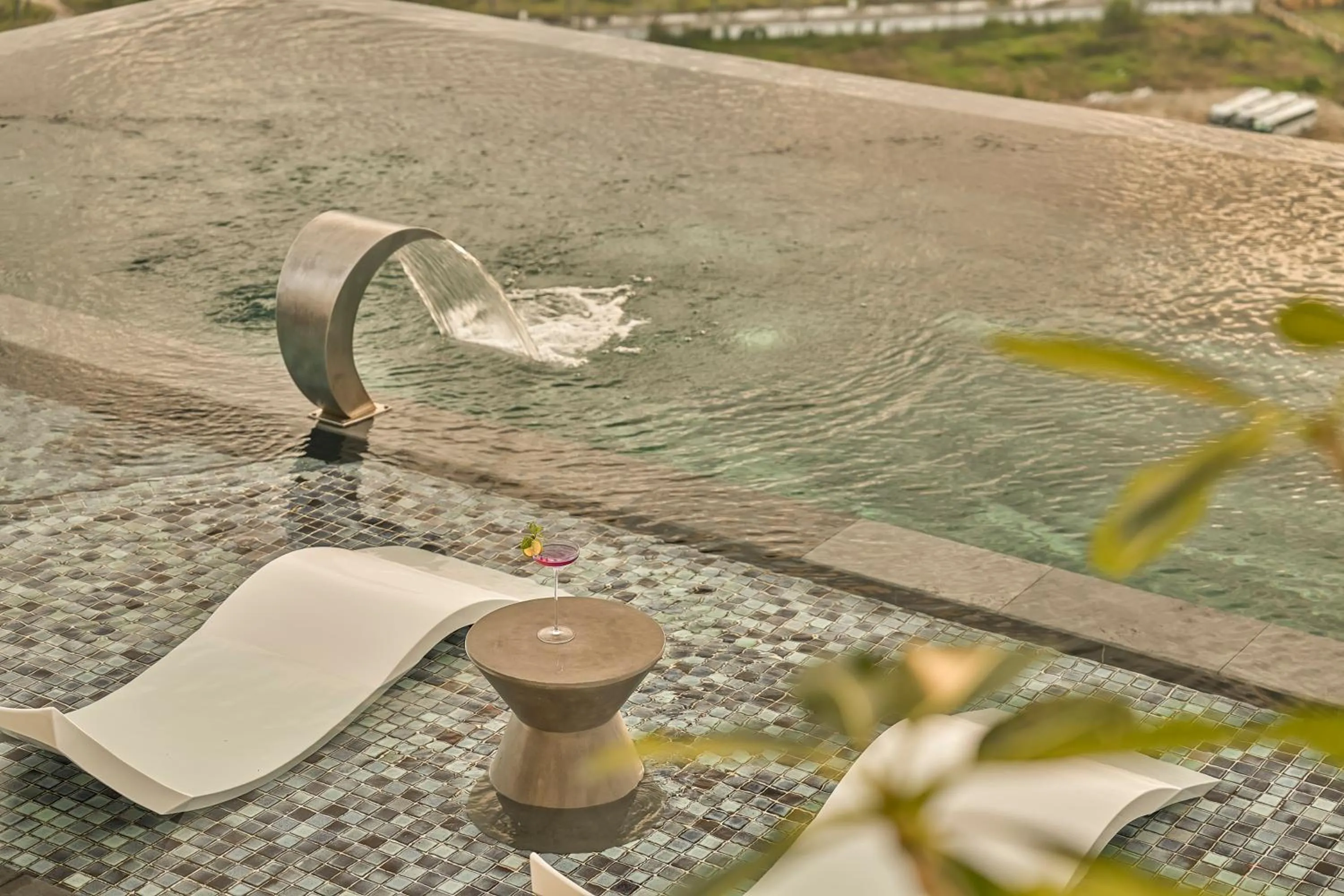 Swimming pool in December Hotel