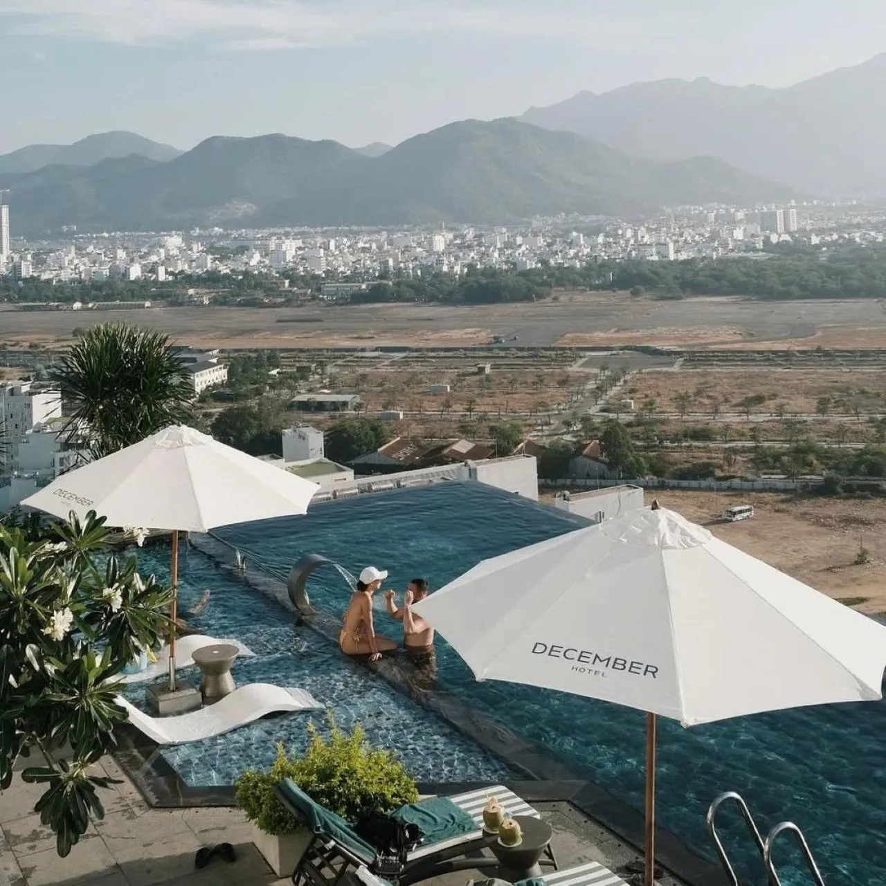 Swimming pool in December Hotel