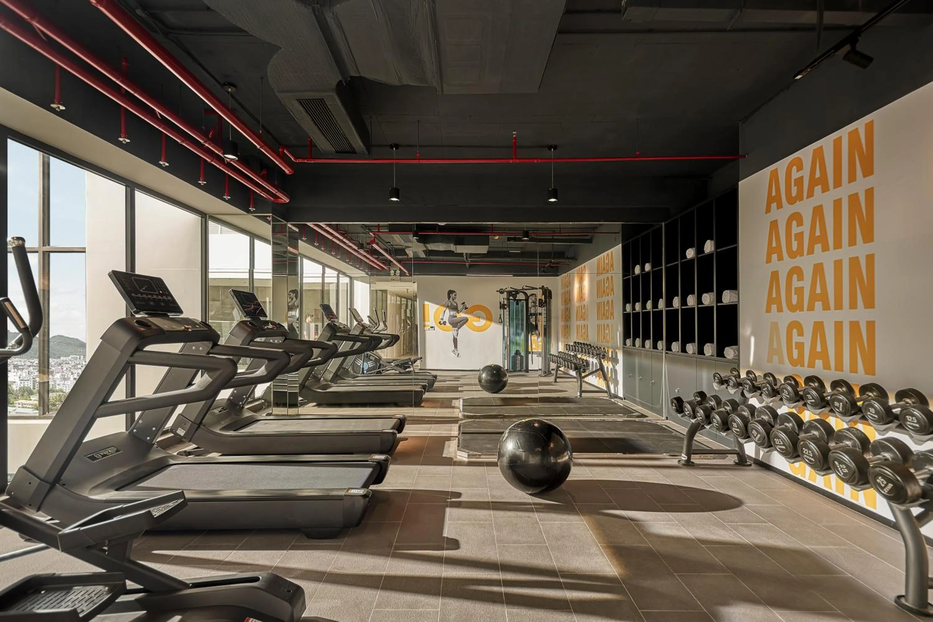 Fitness centre/facilities in December Hotel