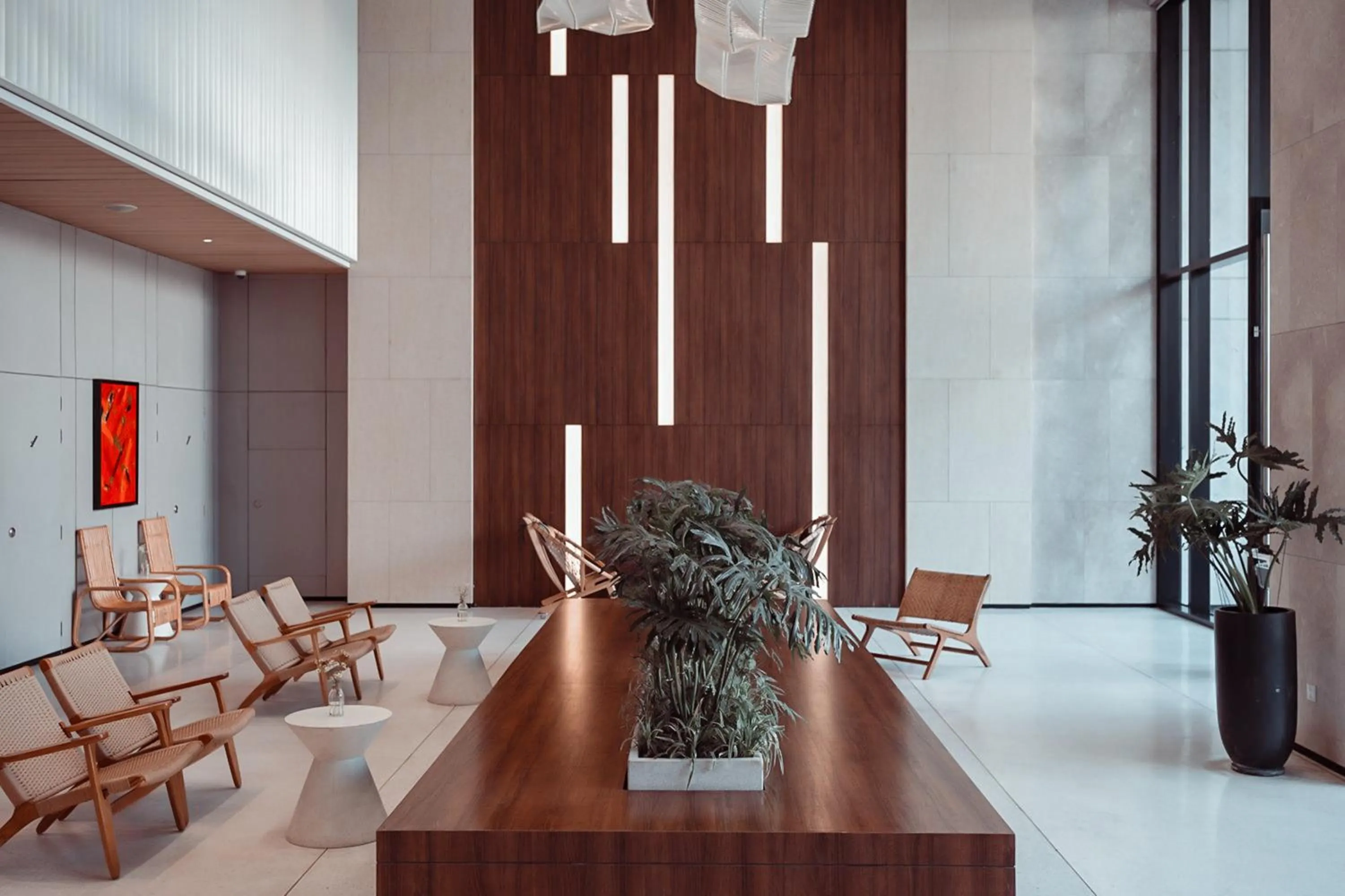 Lobby or reception in December Hotel