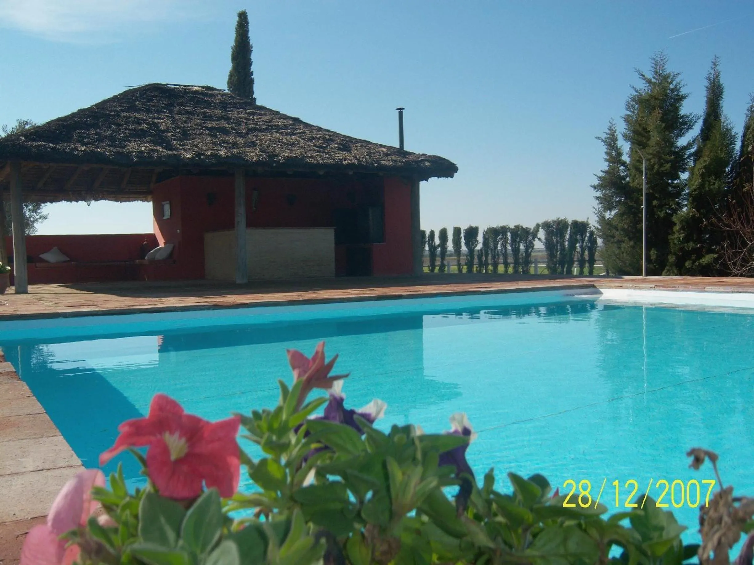 Swimming pool in Hacienda La Indiana