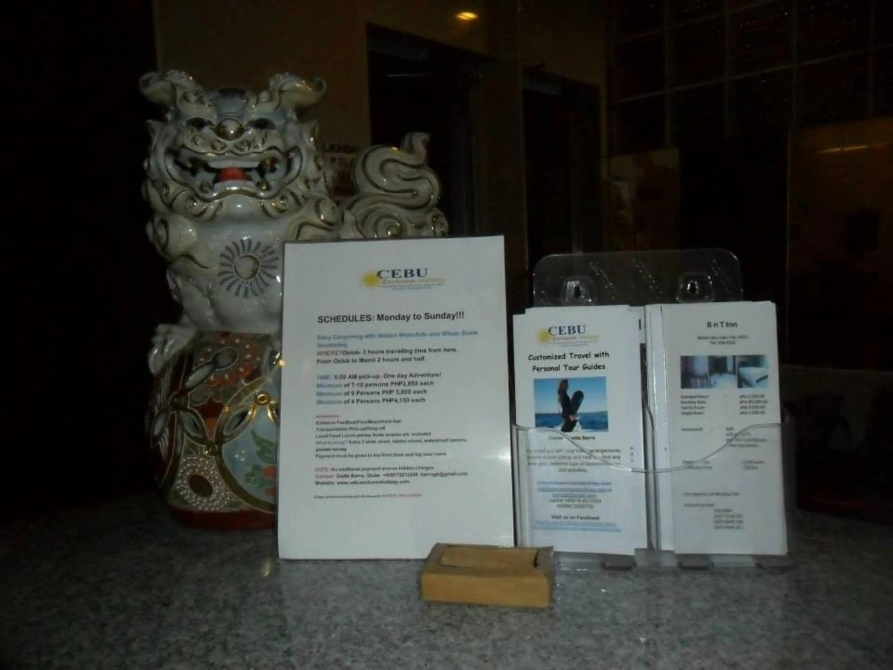 Lobby or reception in BnT Inn