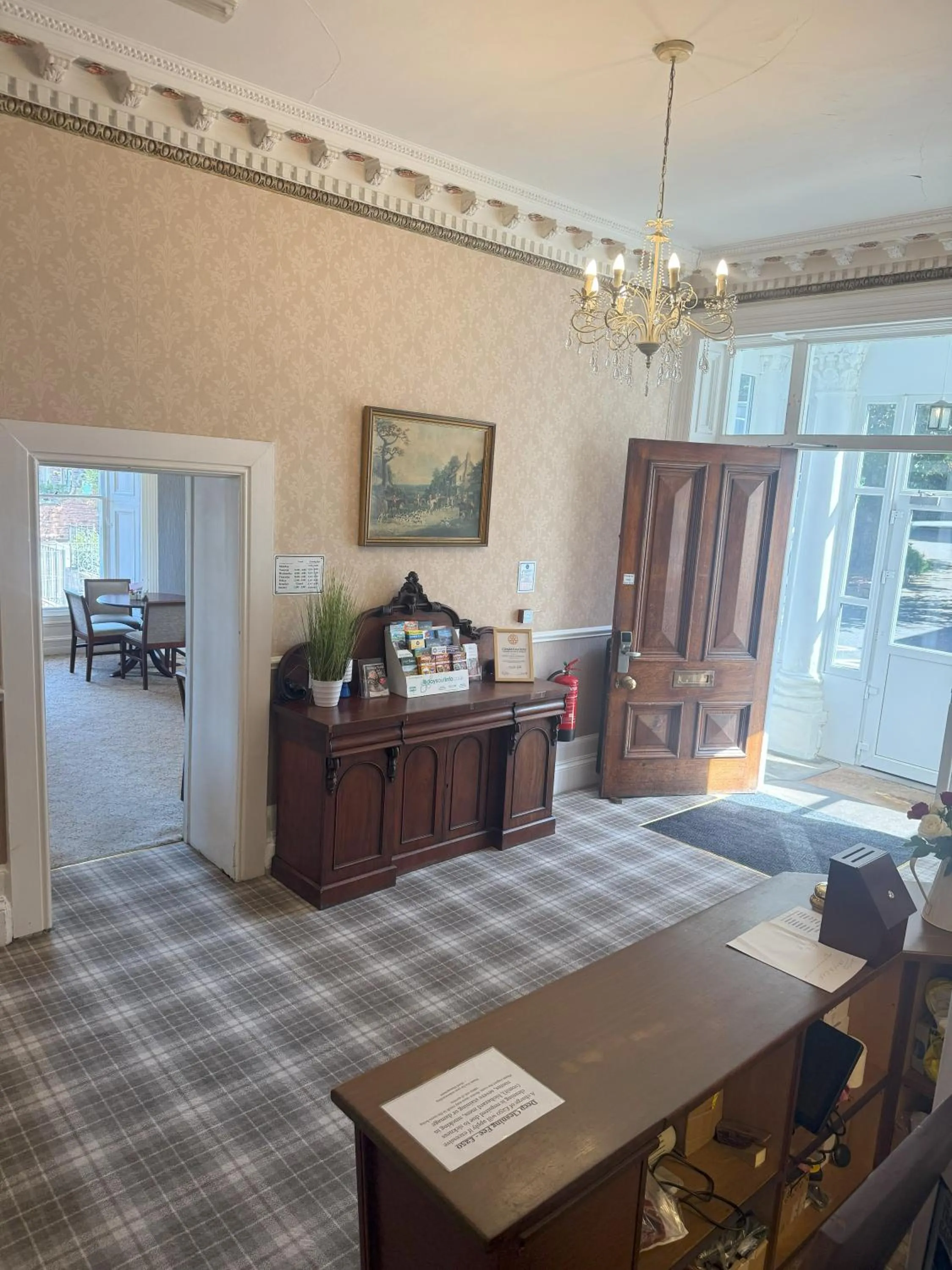 Lobby or reception in Chase Hotel