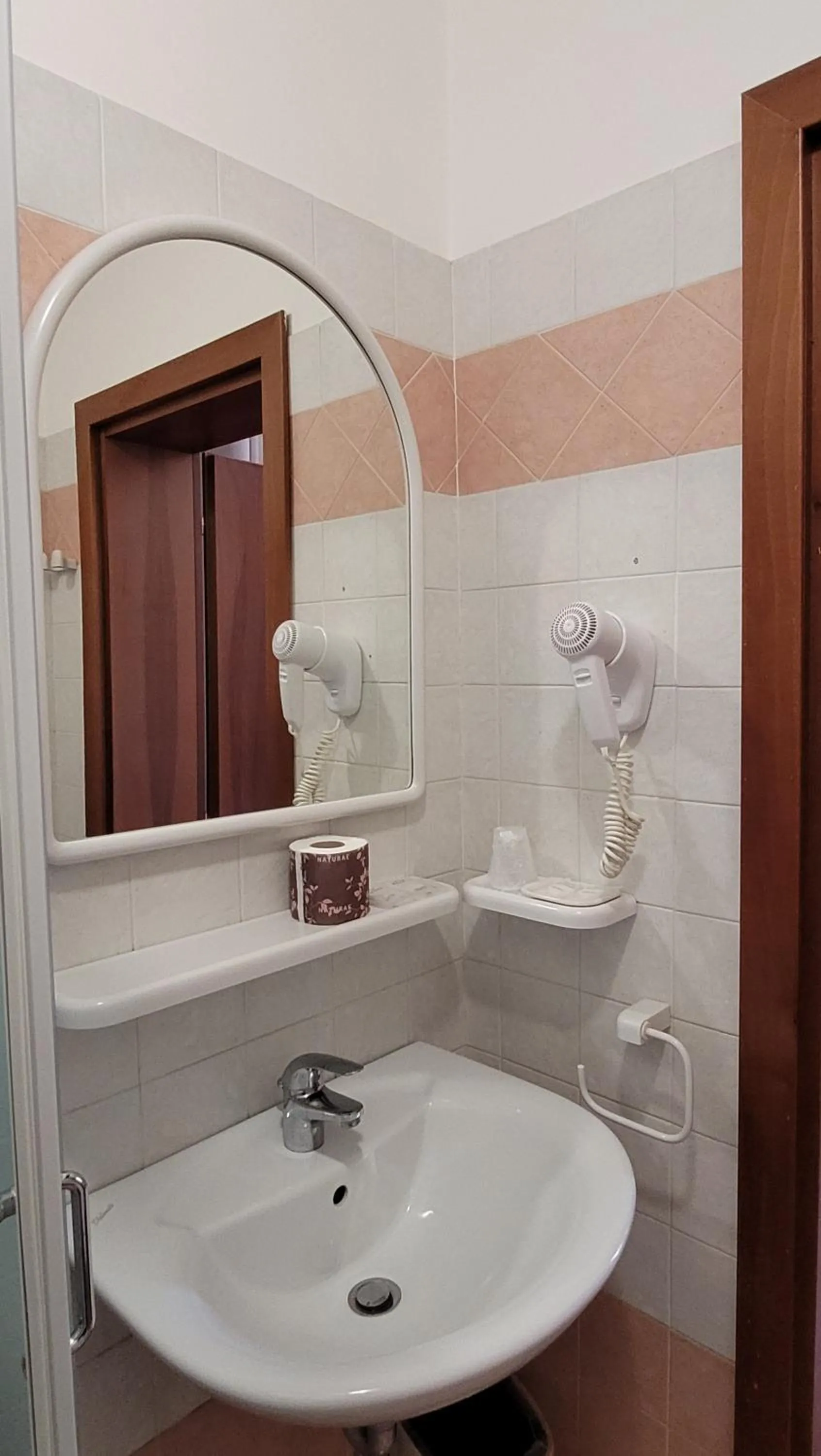 Bathroom in Hotel Montepiana