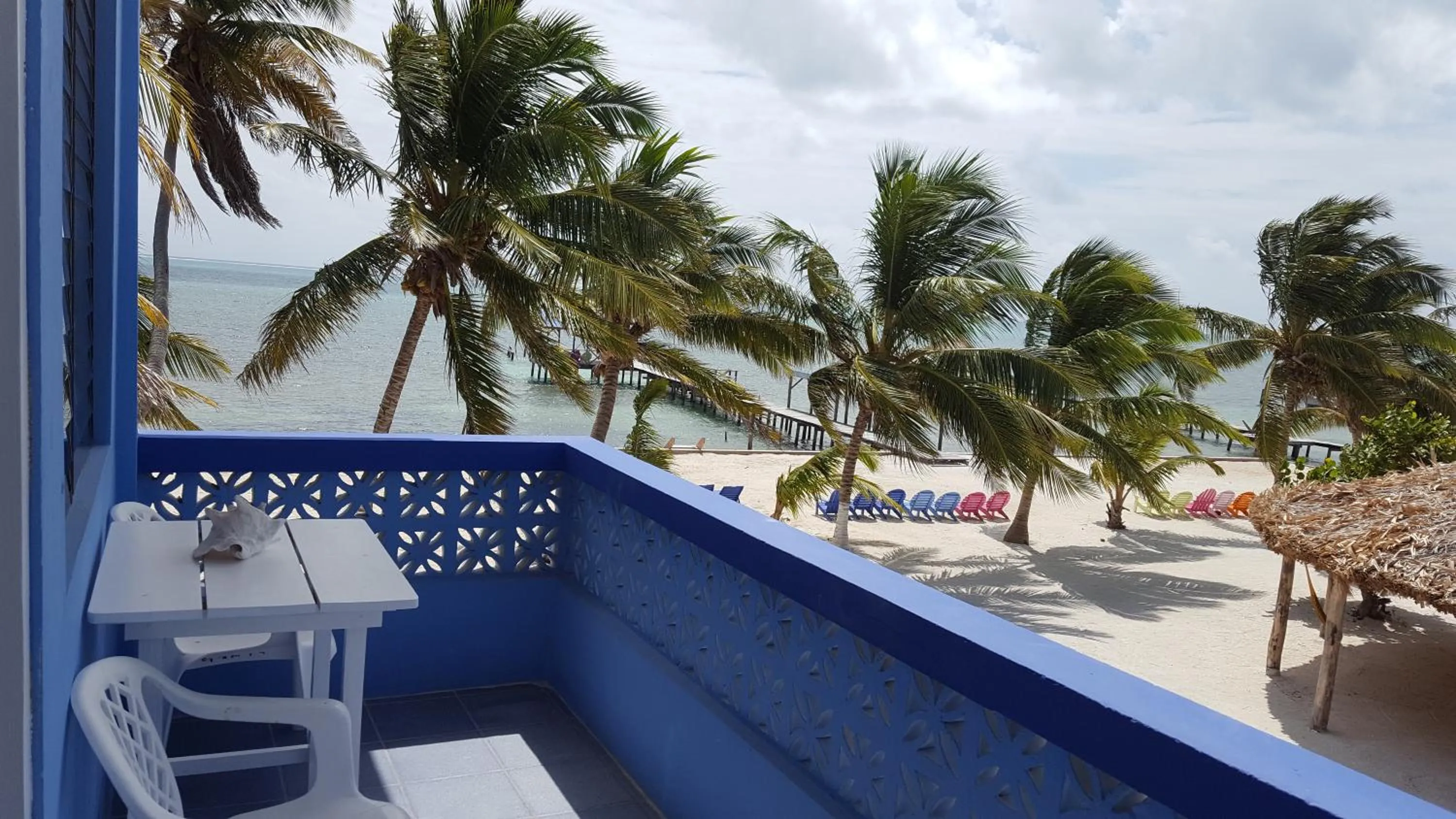 Balcony/Terrace in Anchorage Beach Resort Caye Caulker