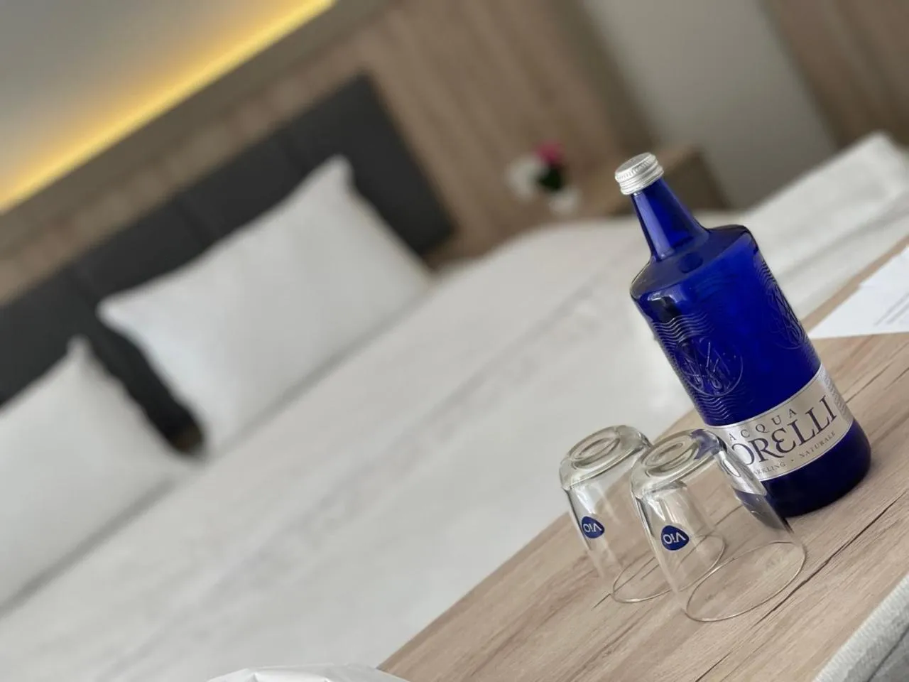 Bed in Weseler Wirtshaus Appartements