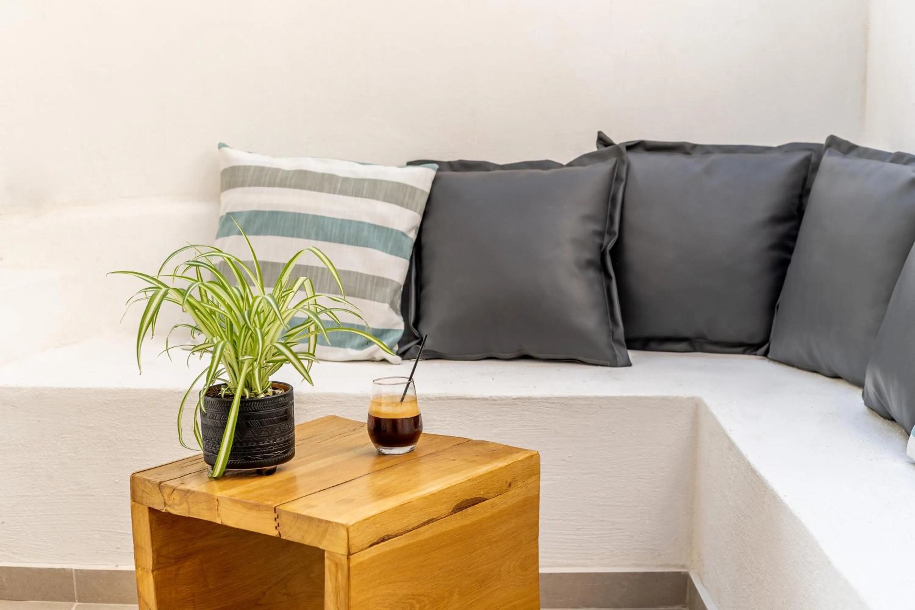 Patio in Amer Suites