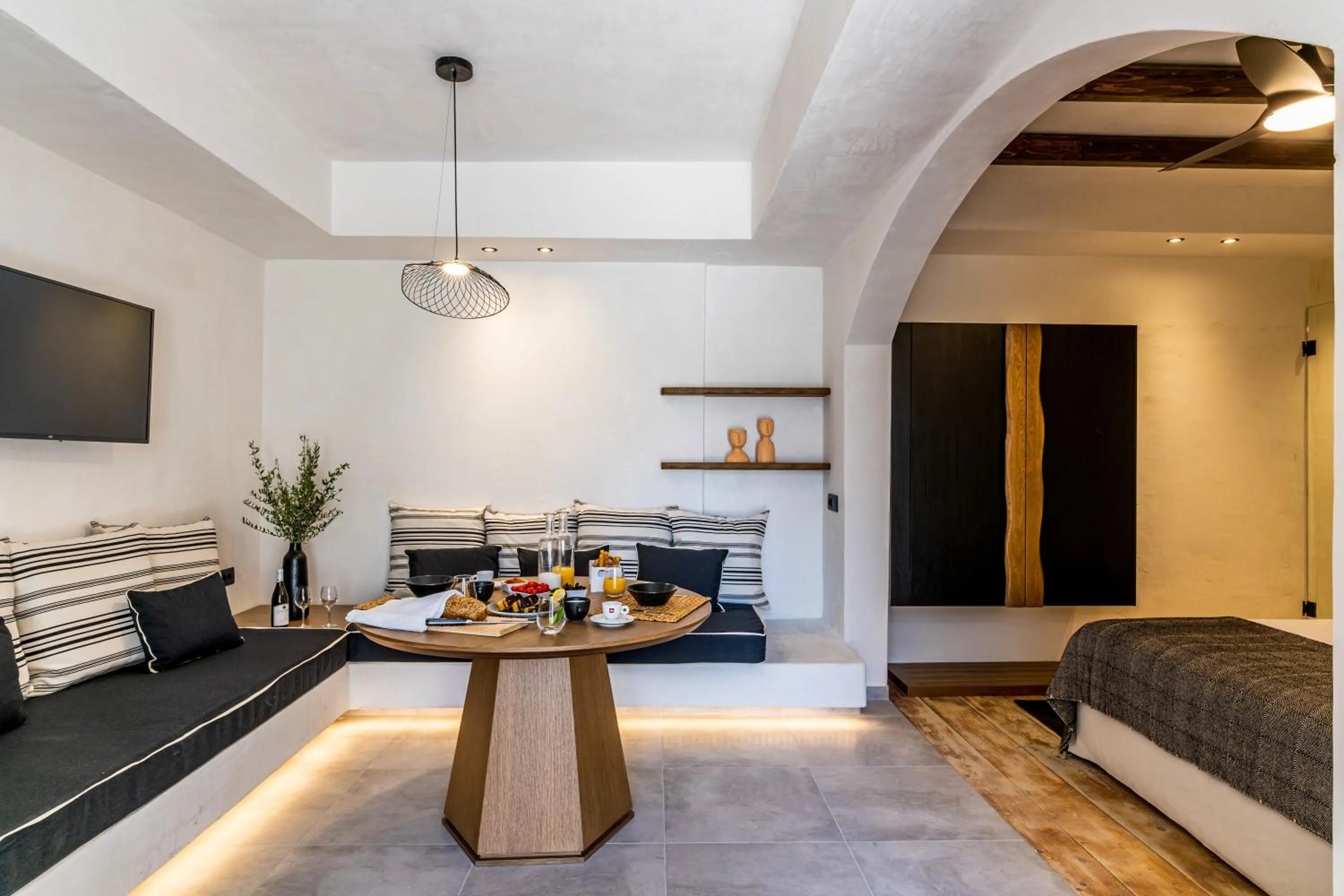 Living room in Amer Suites