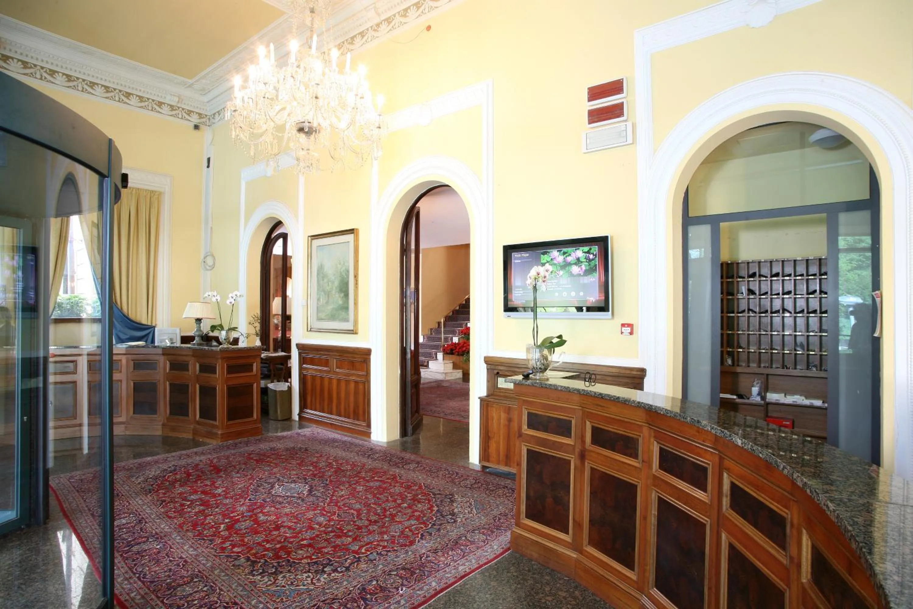 Lobby or reception in Grand Hotel Bellavista Palace & Golf