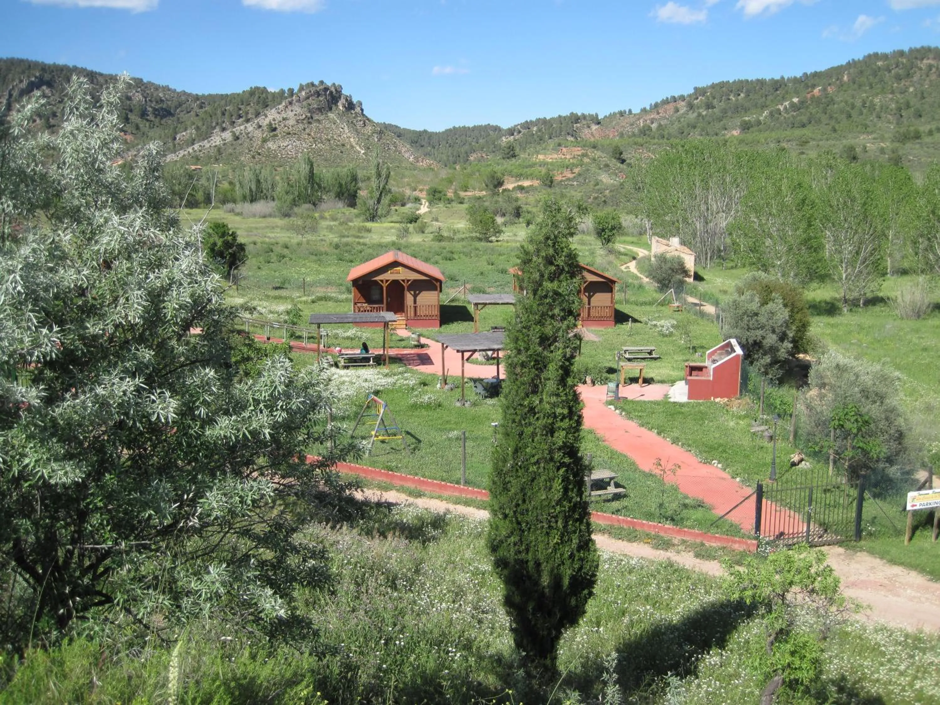 Bird's eye view in Las Casas de la Vega