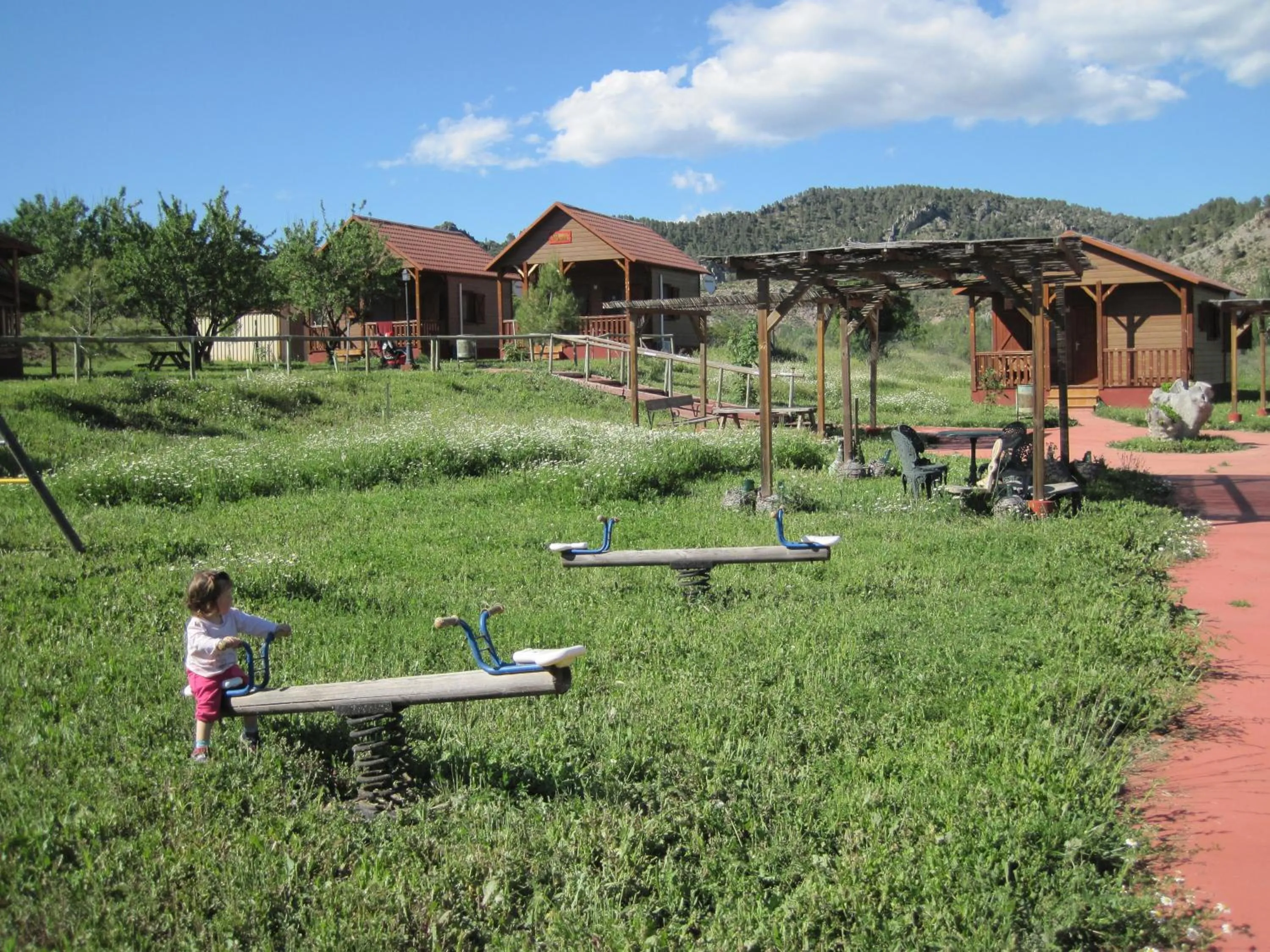 Children play ground in Las Casas de la Vega