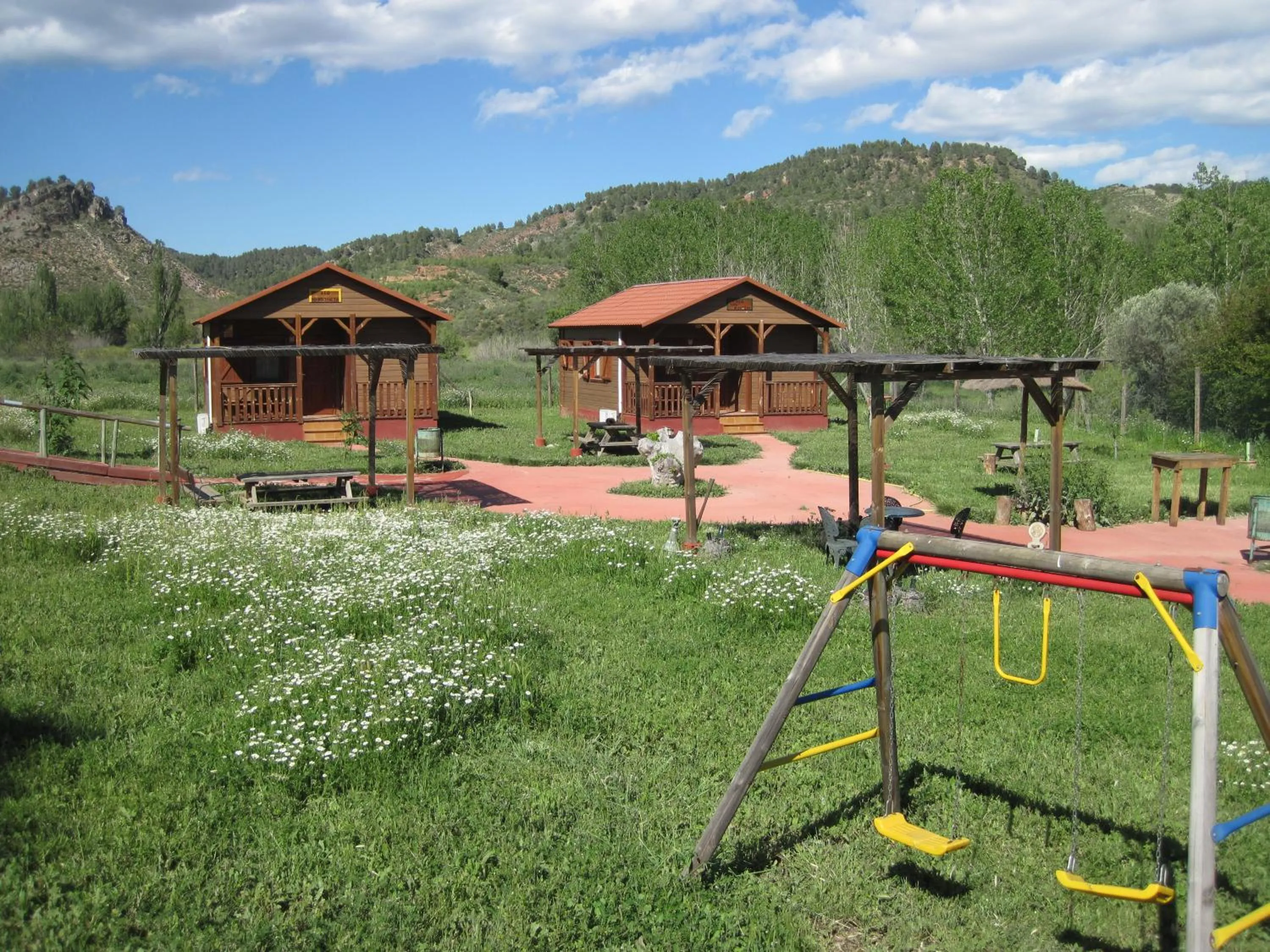 Children play ground in Las Casas de la Vega