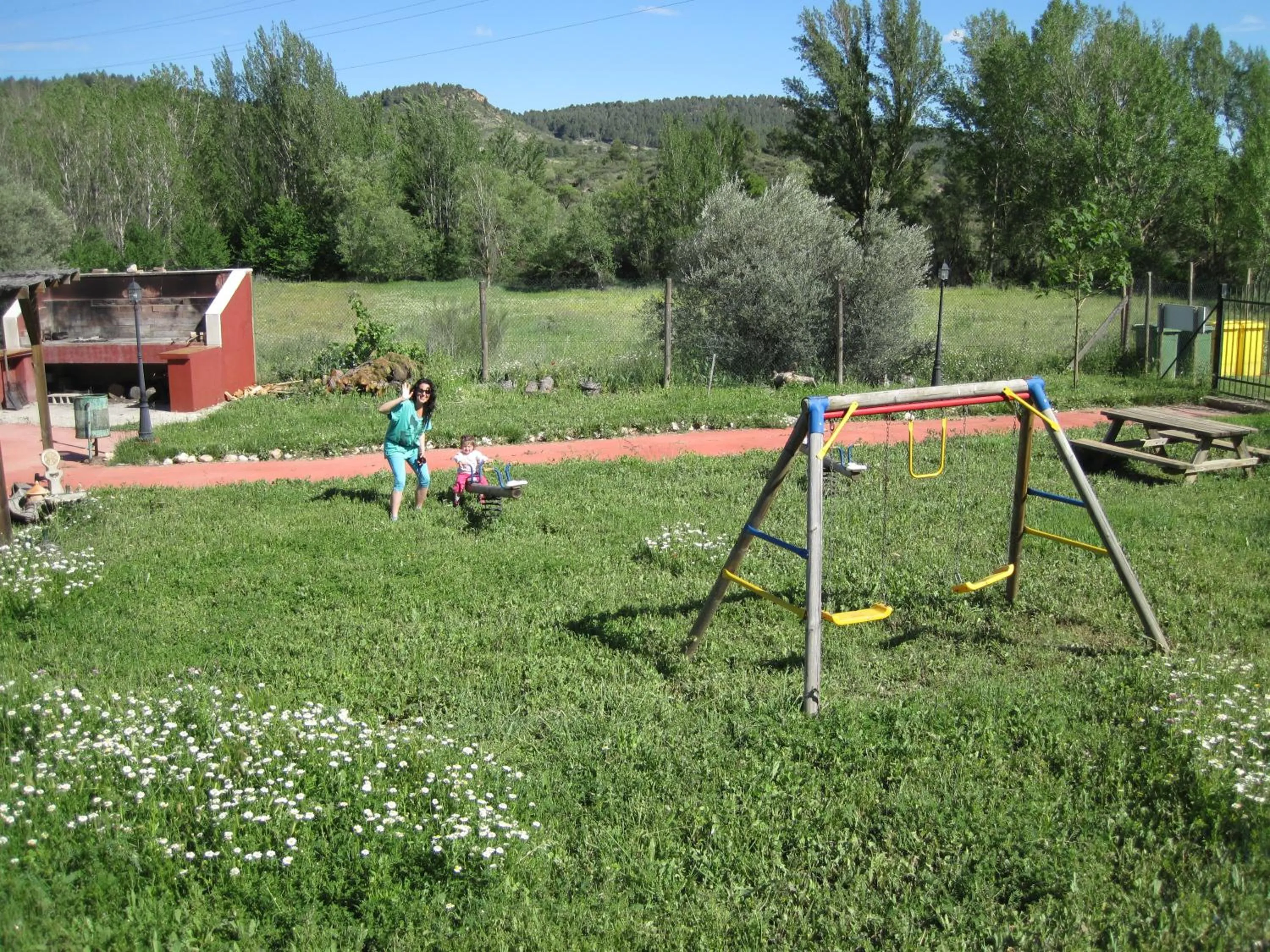 Children play ground in Las Casas de la Vega