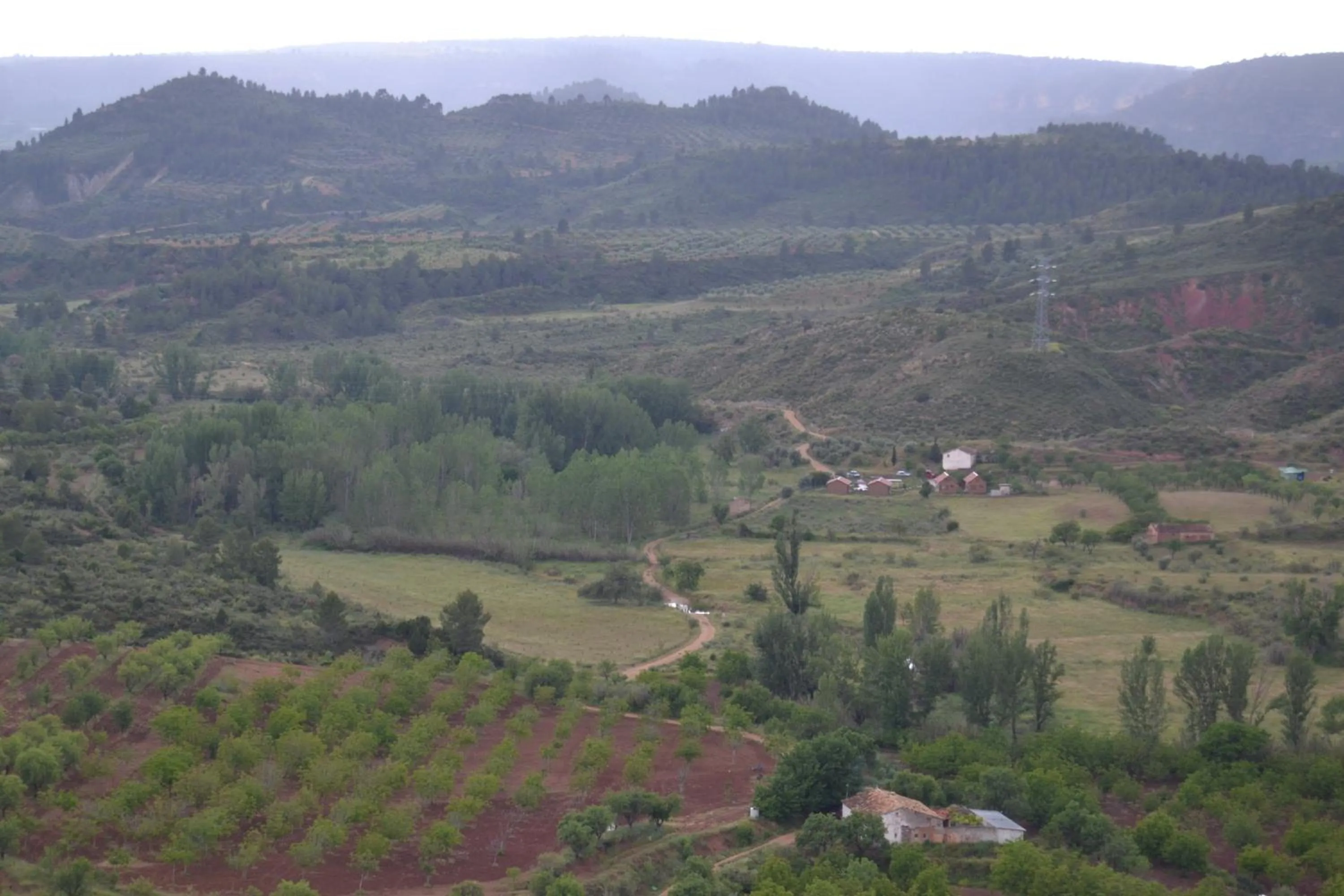 Bird's eye view in Las Casas de la Vega