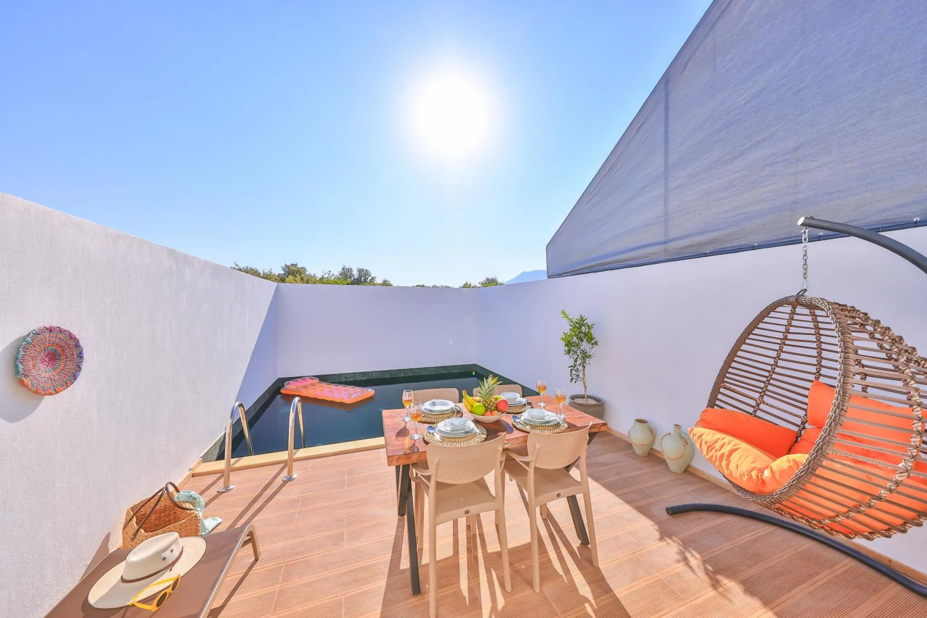 Seating area in Villa Ay