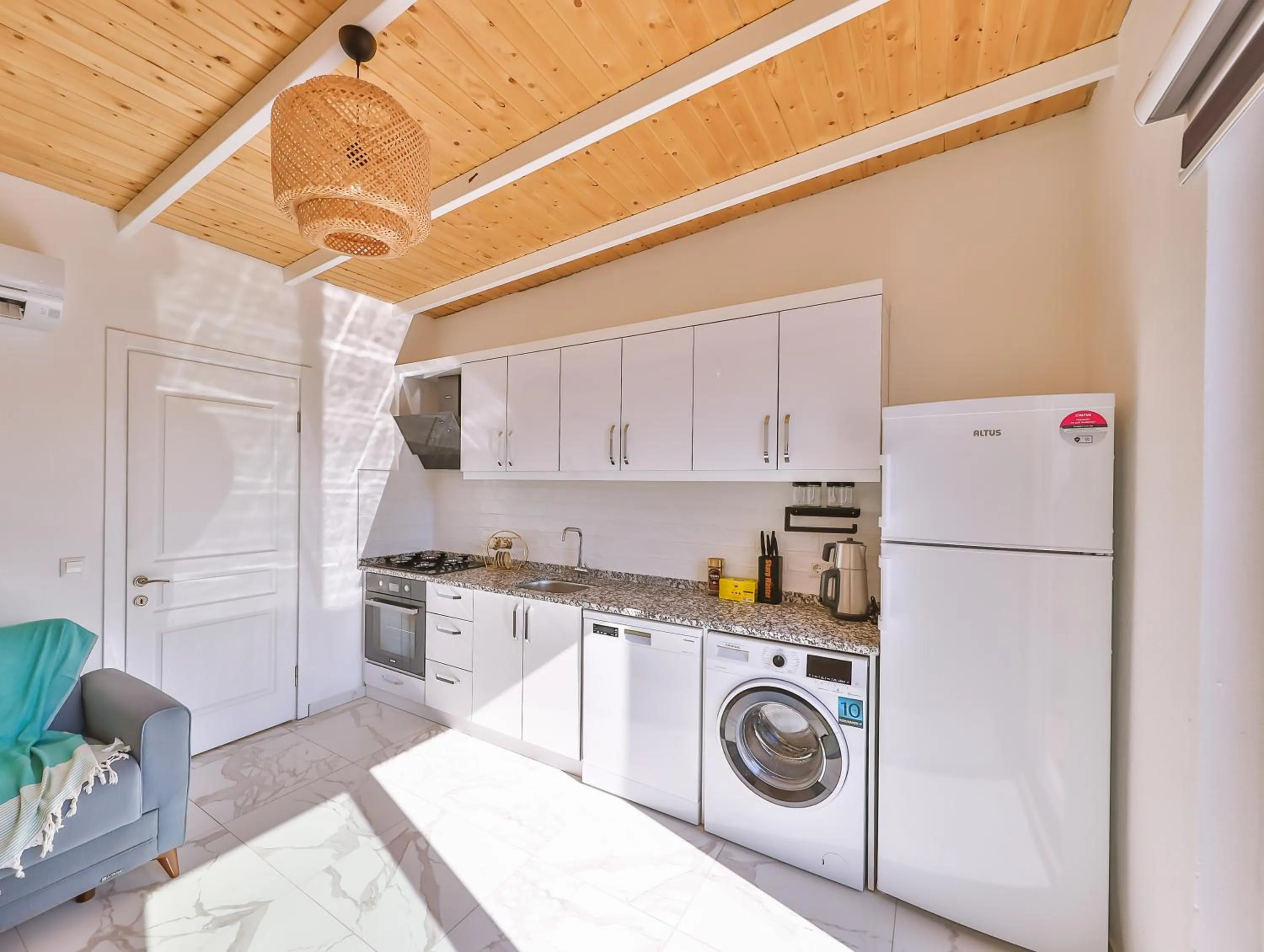 Kitchen or kitchenette in Villa Ay